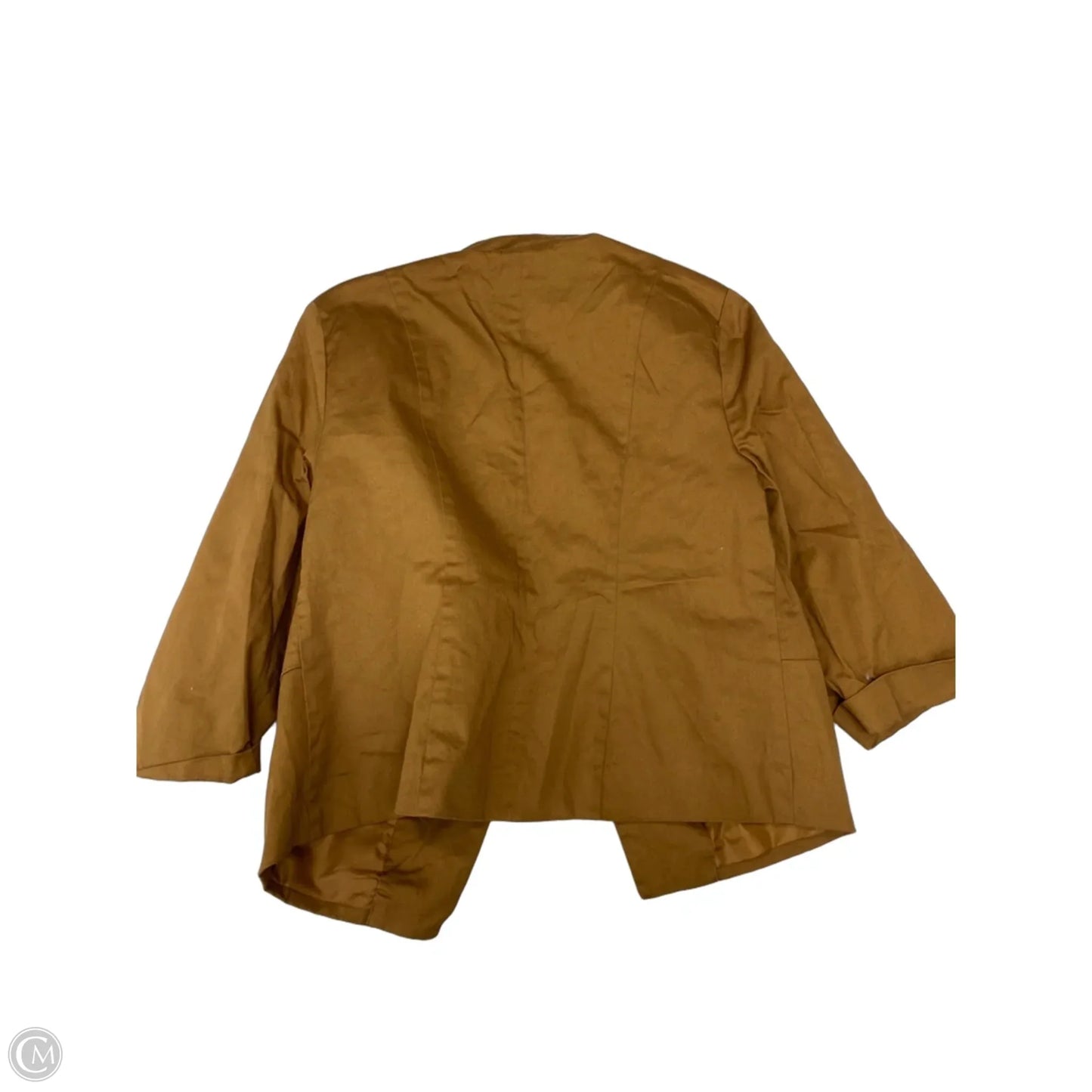 Blazer By Dressbarn In Brown, Size: L