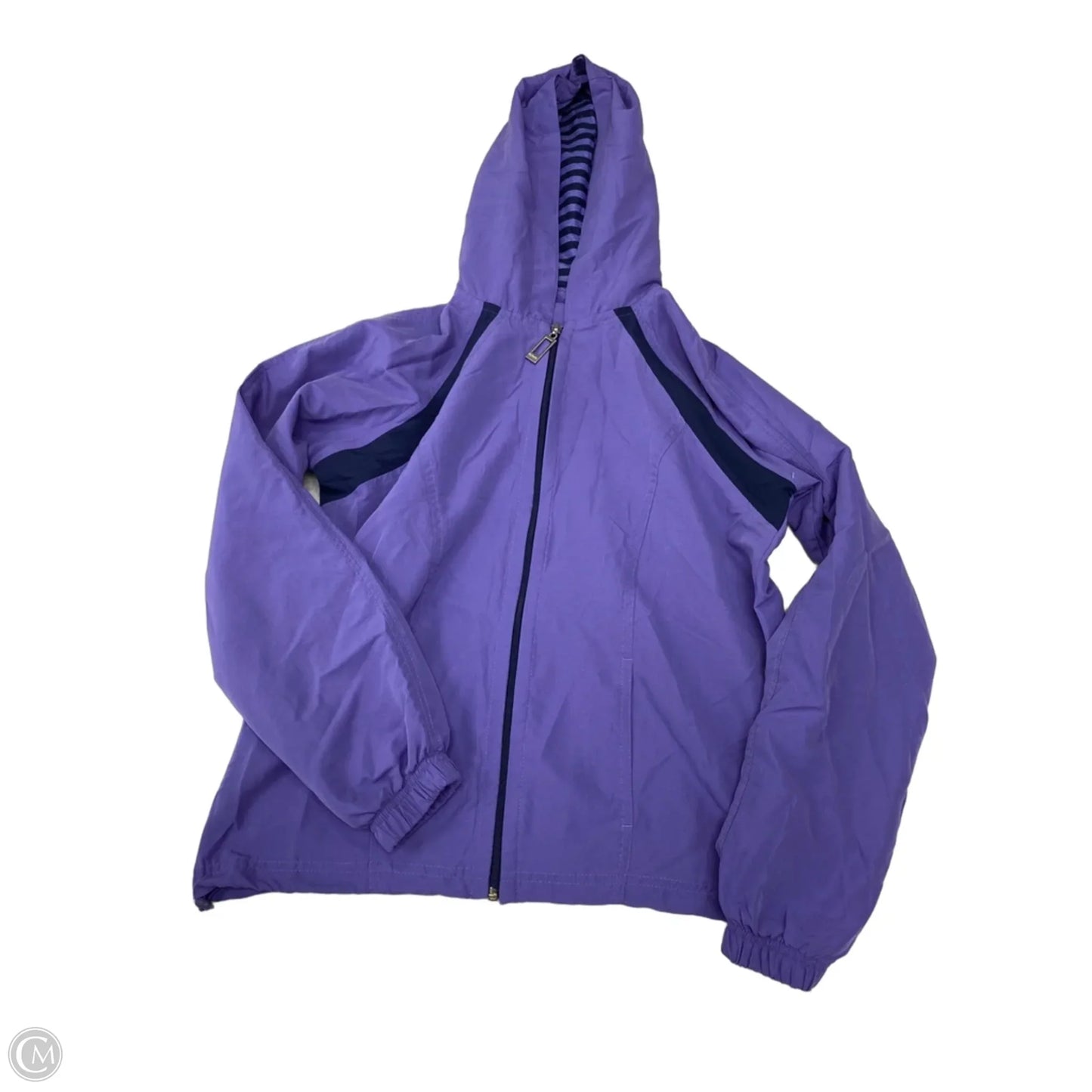 Jacket Windbreaker By Clothes Mentor In Purple, Size: Mp