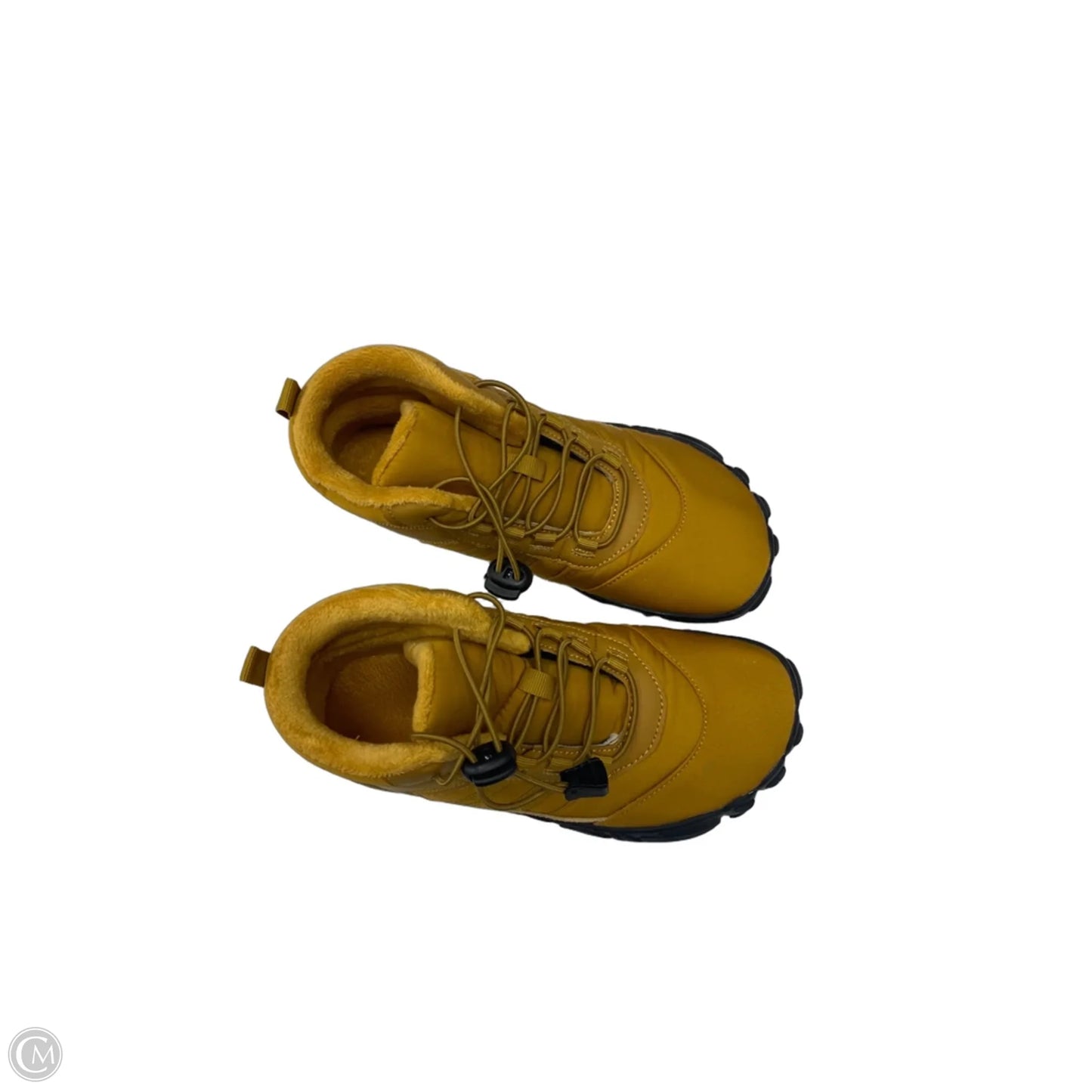 Shoes Hiking By Clothes Mentor In Gold, Size: 5.5