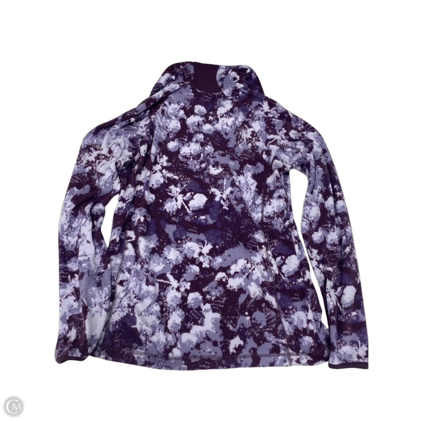 Athletic Fleece By Columbia In Tie Dye Print, Size: L