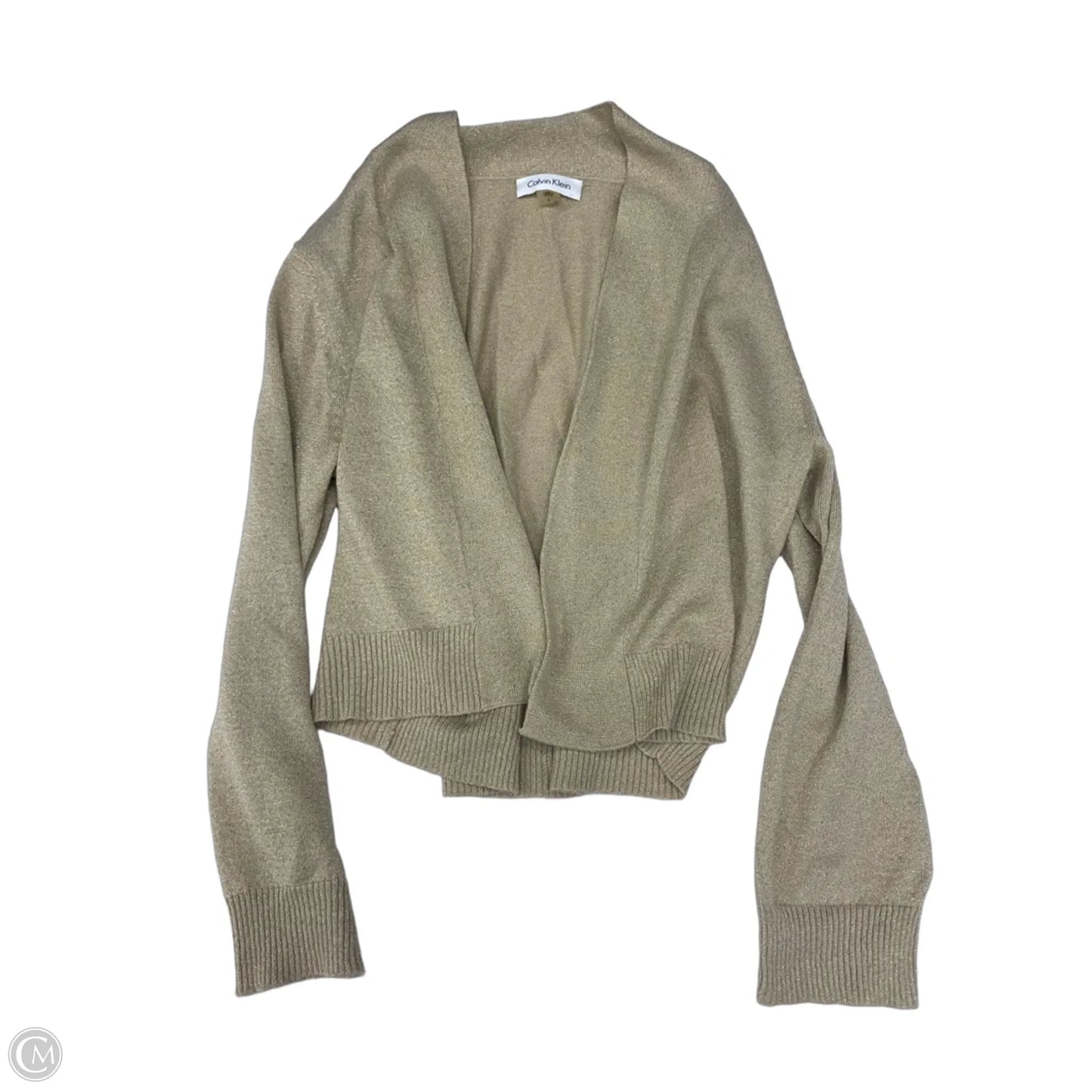 Cardigan By Calvin Klein In Gold, Size: S