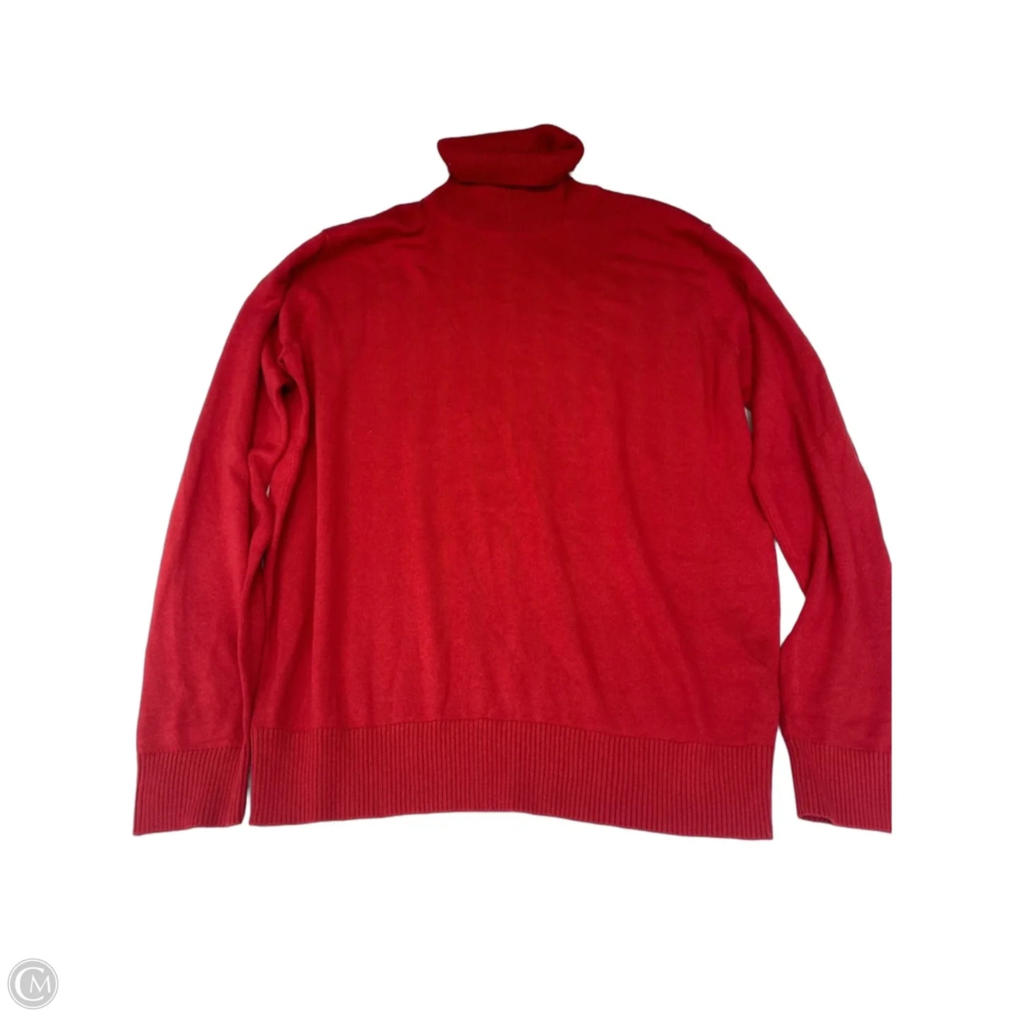 Sweater By Cmc In Red, Size: 2x