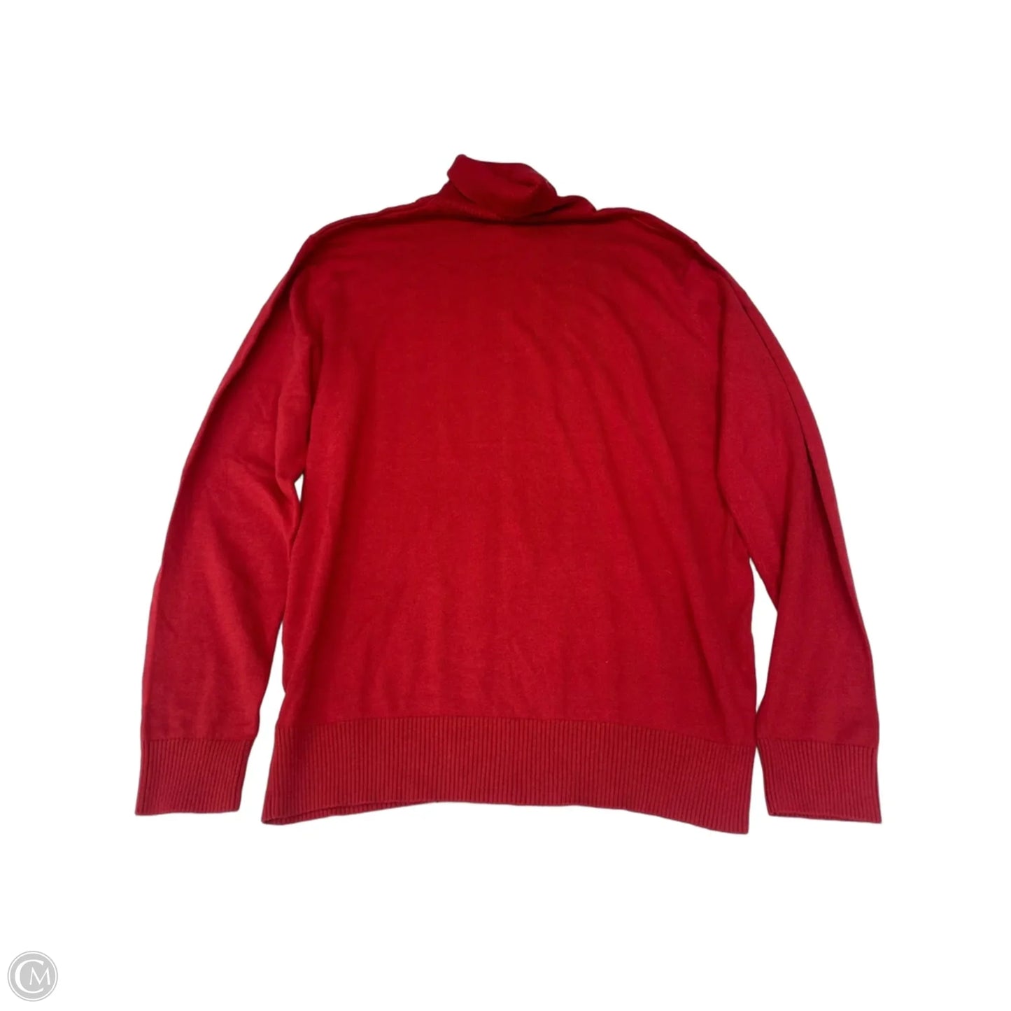 Sweater By Cmc In Red, Size: 2x