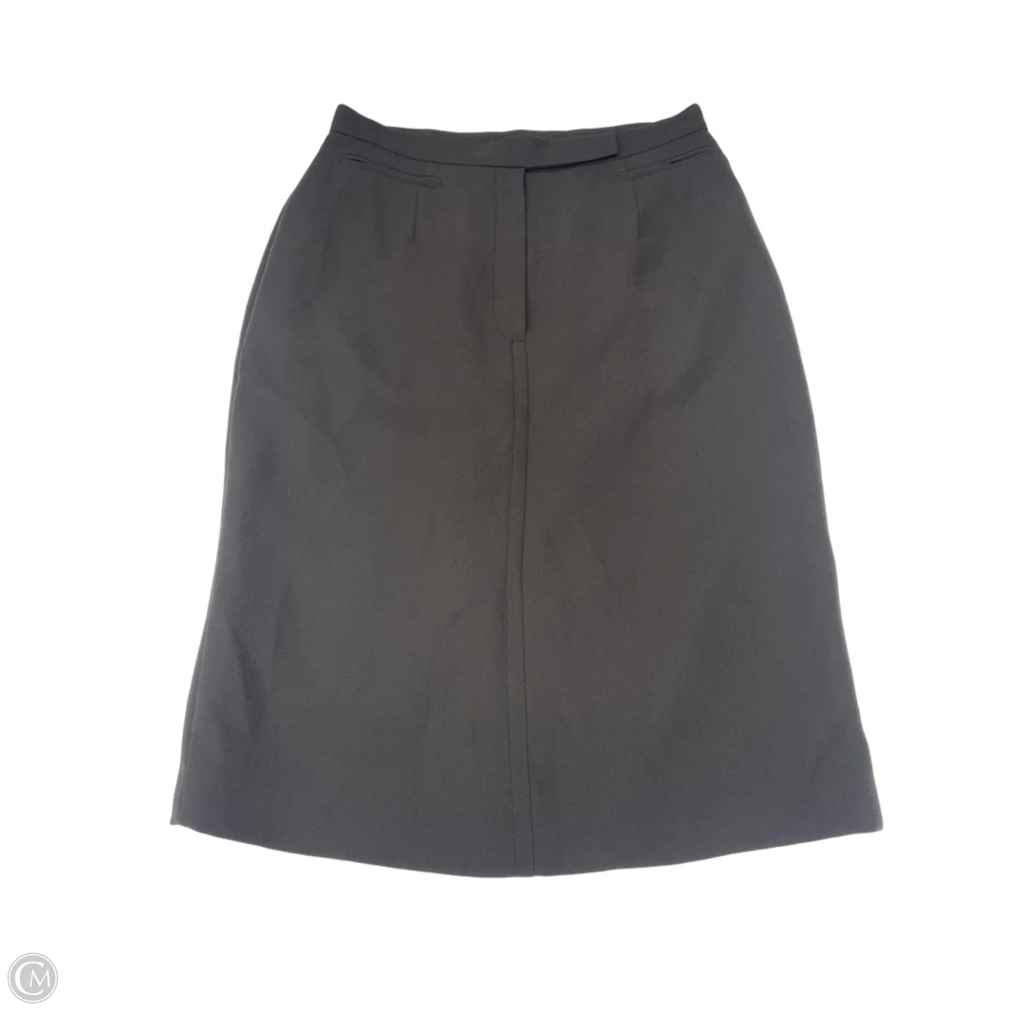 Skirt Midi By Anne Klein In Black, Size: 8