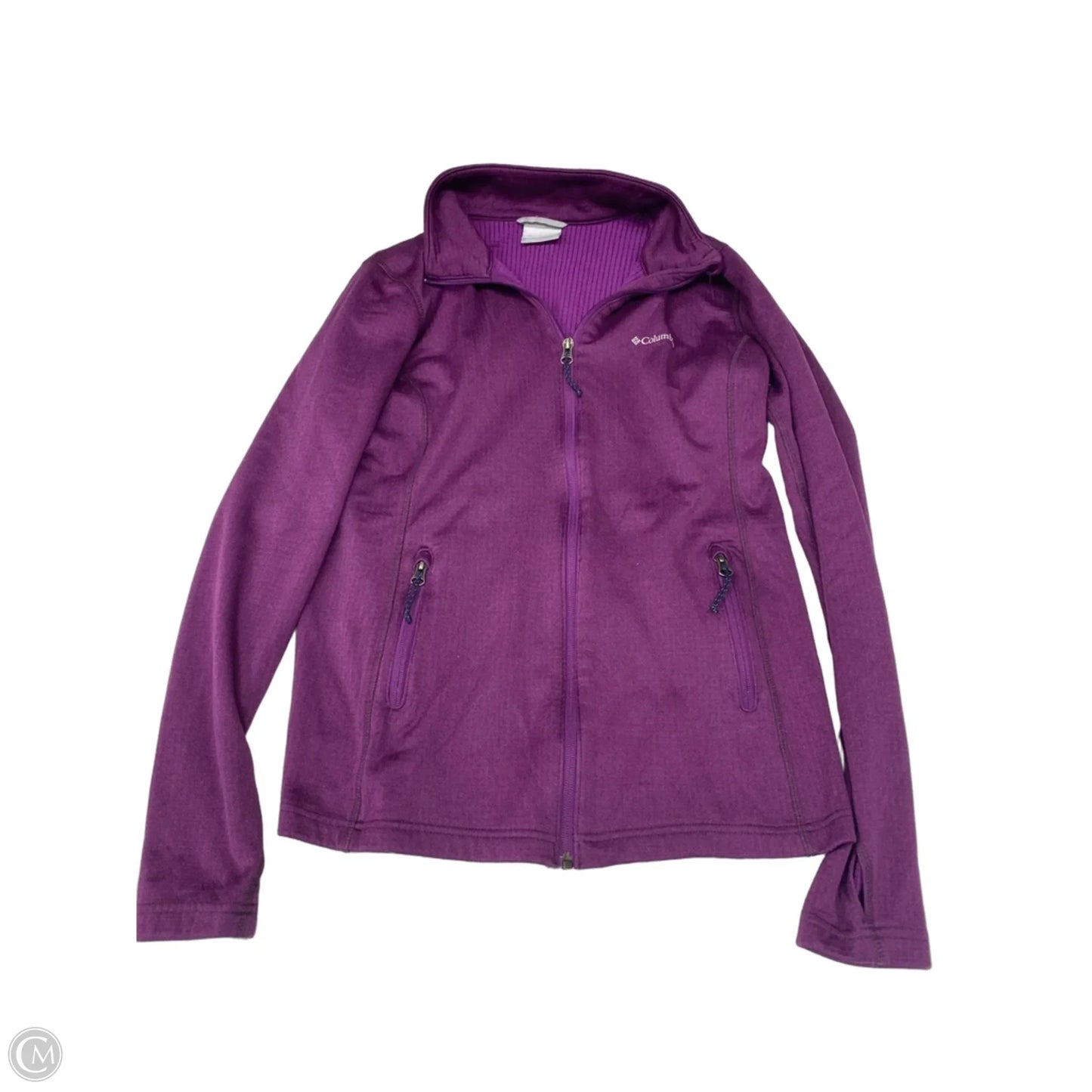 Athletic Jacket By Columbia In Purple, Size: L