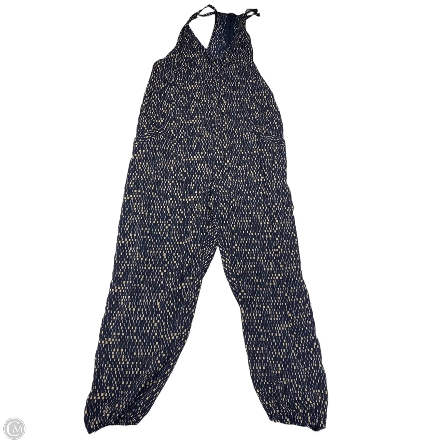 Jumpsuit By Dress Forum In Blue & Cream, Size: S