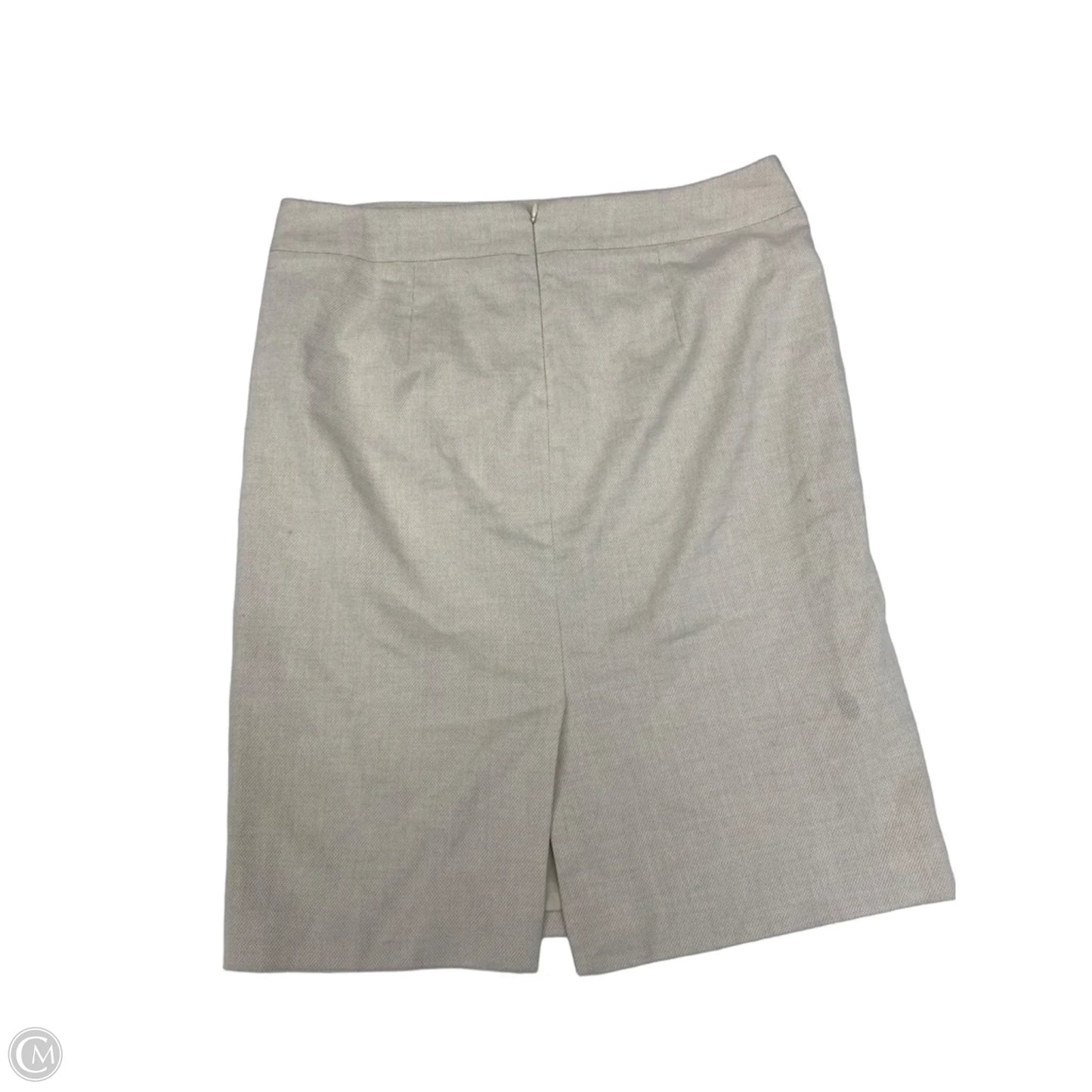 Skirt Midi By Ann Taylor In Cream, Size: 10