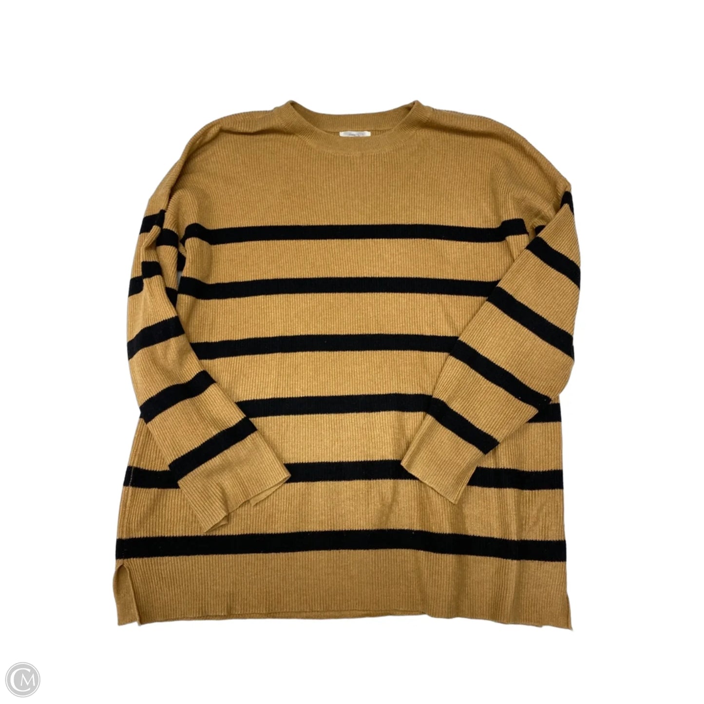 Sweater By Maurices In Striped Pattern, Size: L