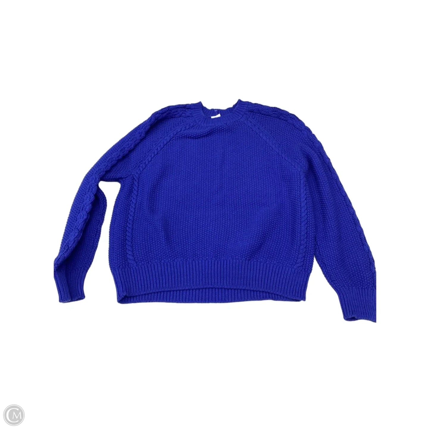 Sweater By Ann Taylor In Blue, Size: Xl