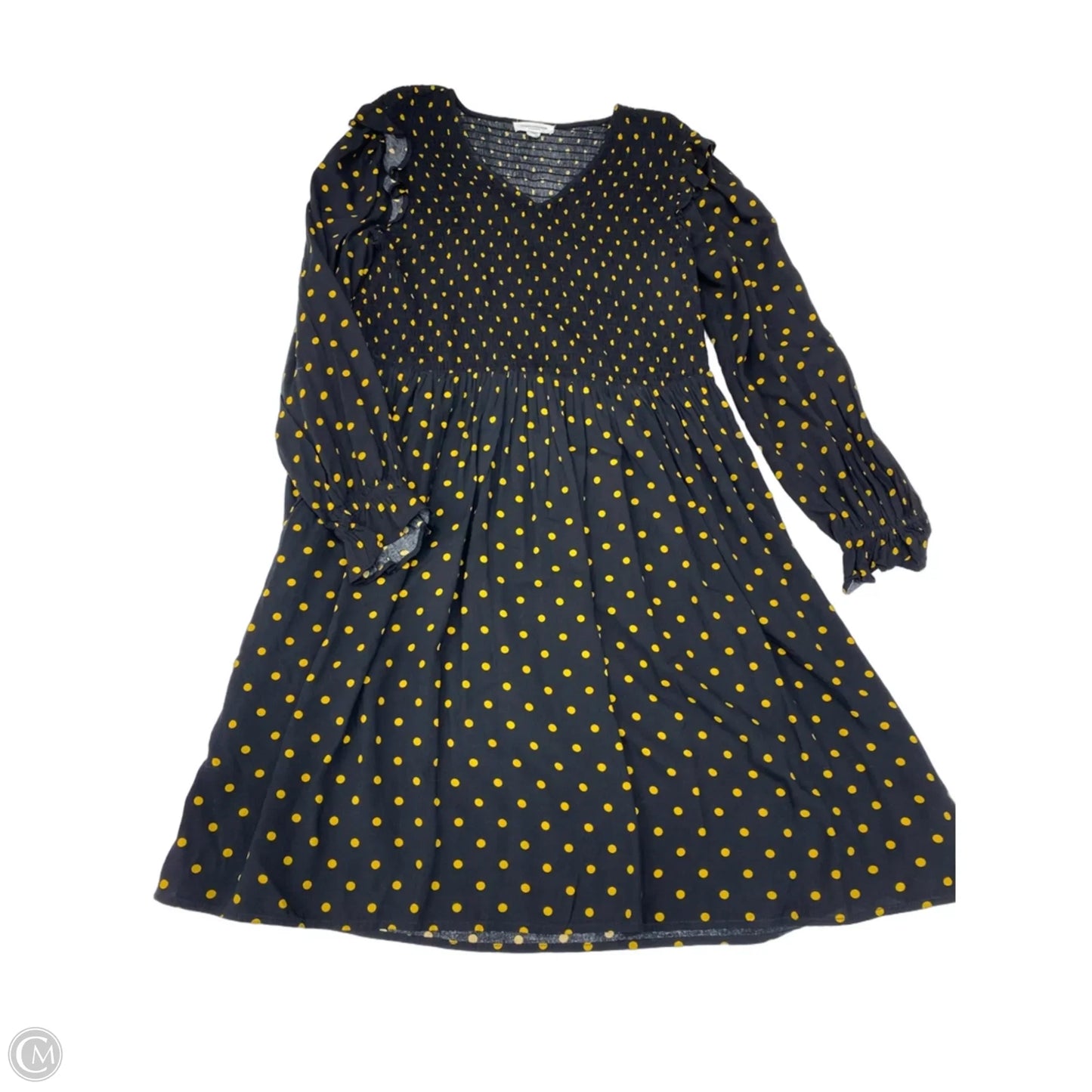 Dress Casual Midi By Beachlunchlounge In Polkadot Pattern, Size: M