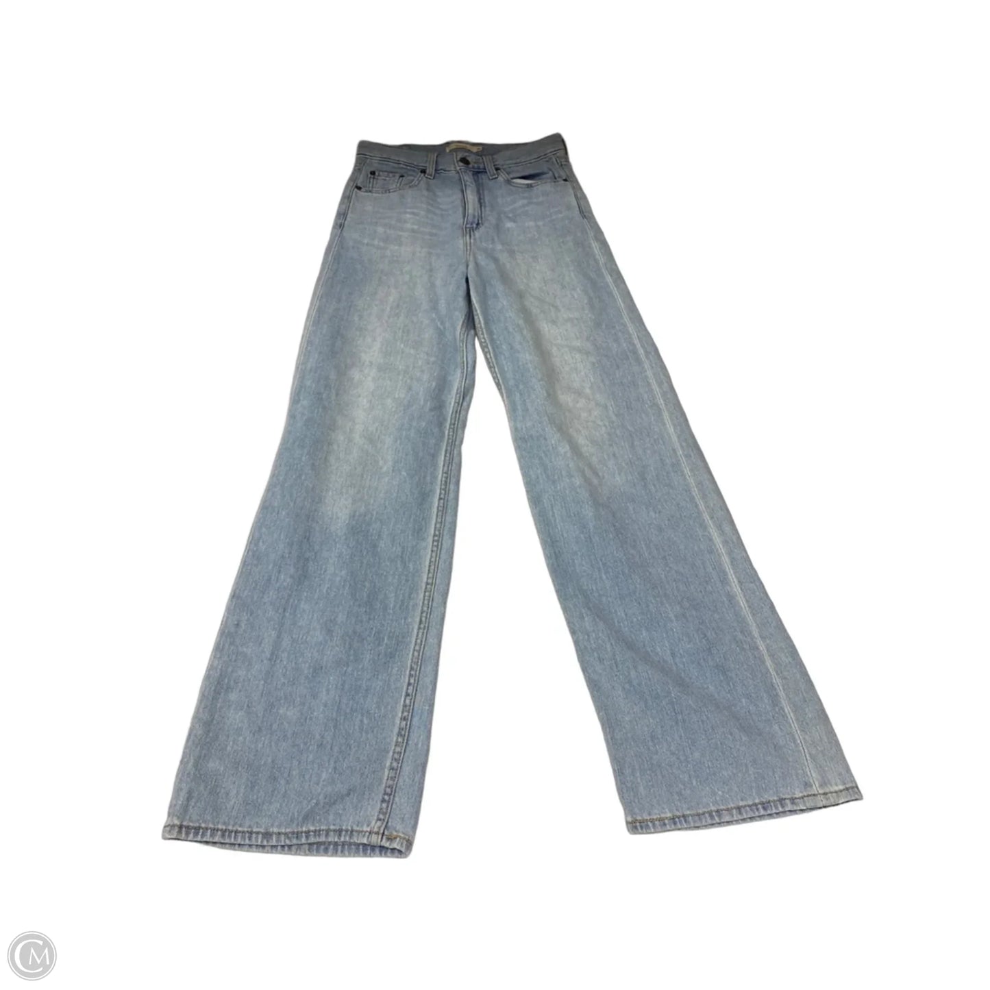 Jeans Wide Leg By Levis In Blue Denim, Size: 2
