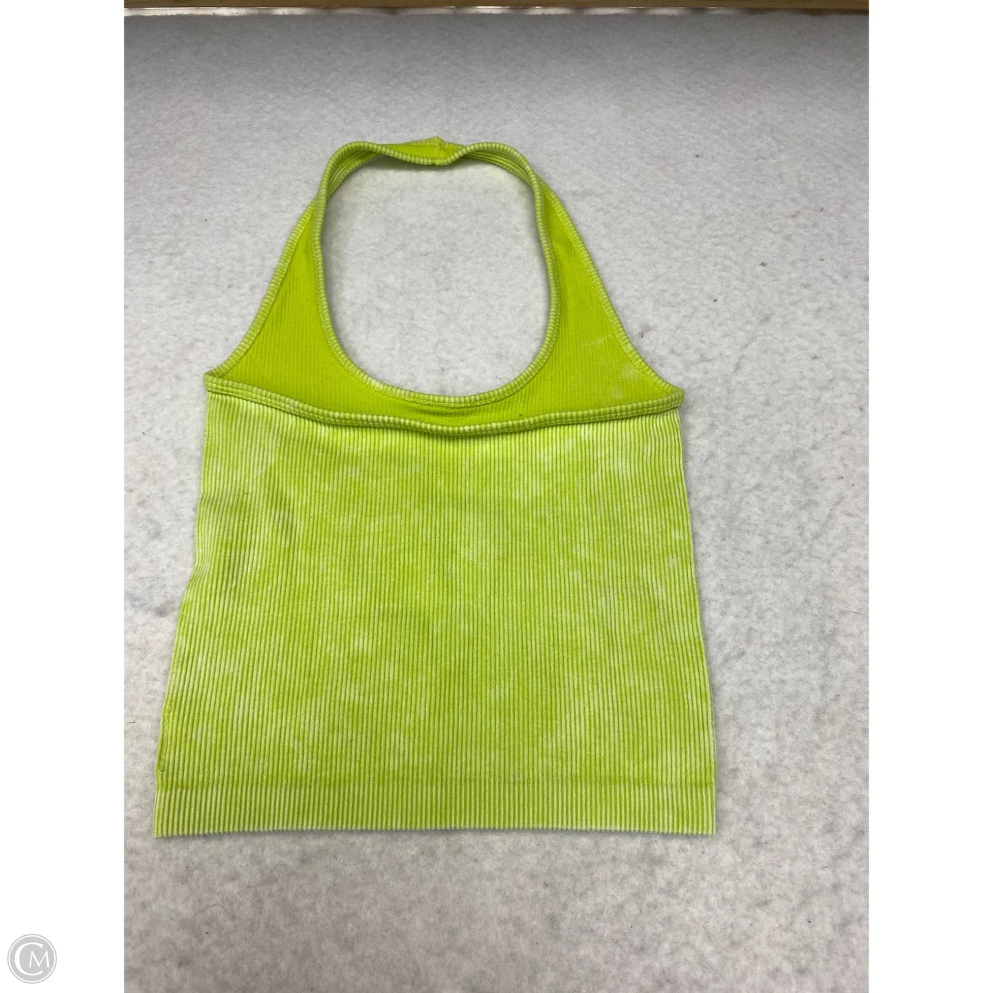 Athletic Tank Top By American Eagle In Chartreuse, Size: Xs