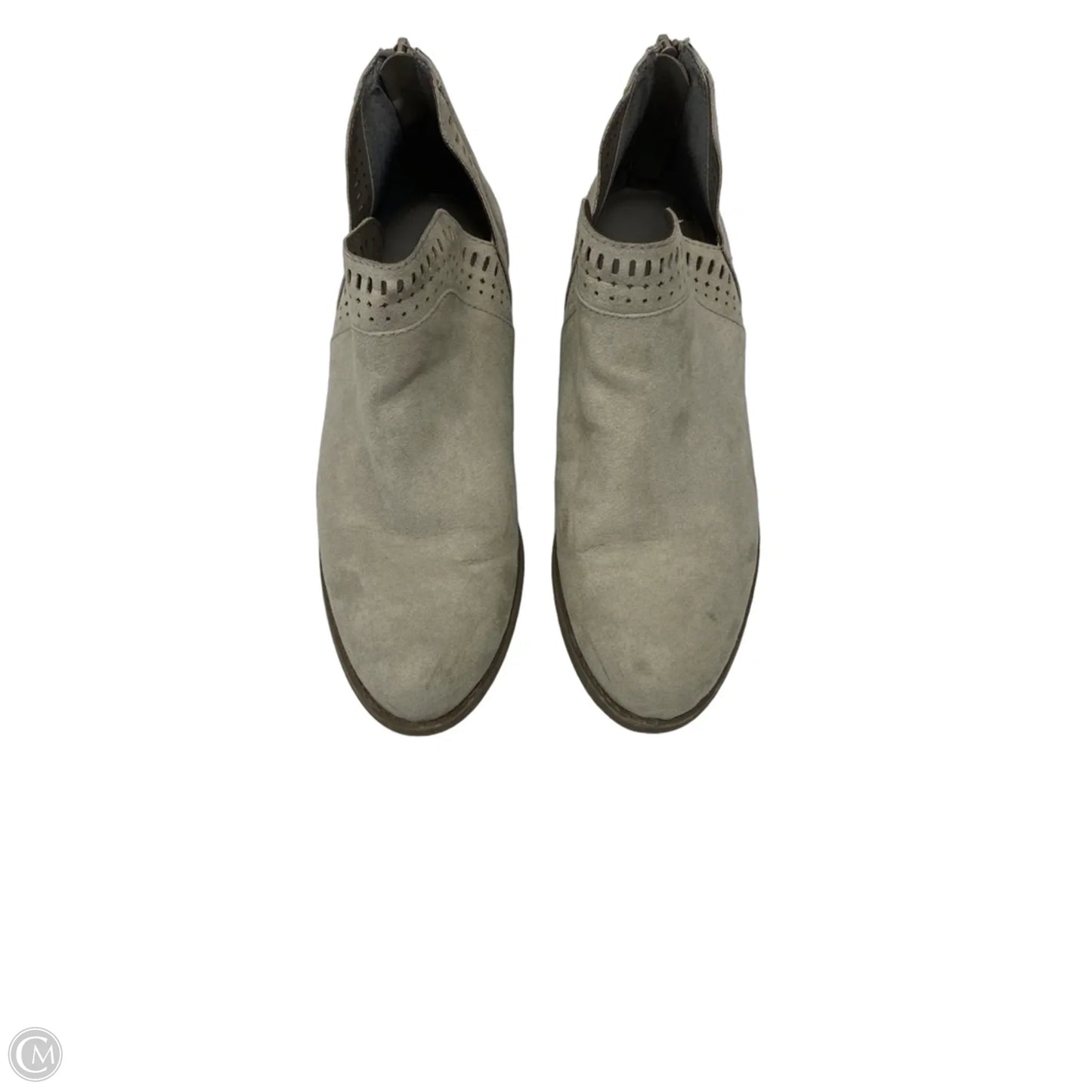 Boots Ankle Heels By Carlos By Carlos Santana In Grey, Size: 10