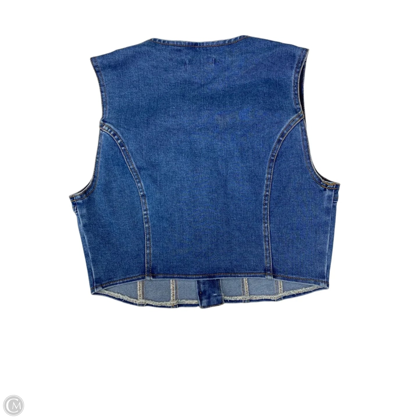 Vest Other By Avec Les Filles In Blue Denim, Size: L