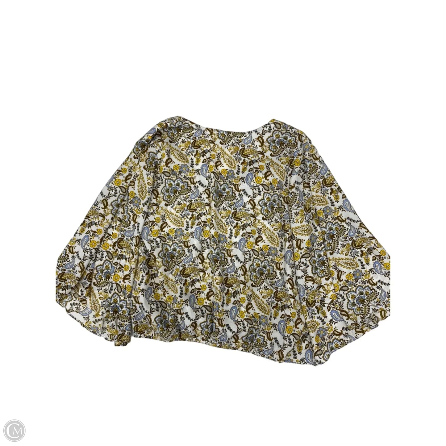 Blouse Long Sleeve By Sanctuary In Paisley Print, Size: L
