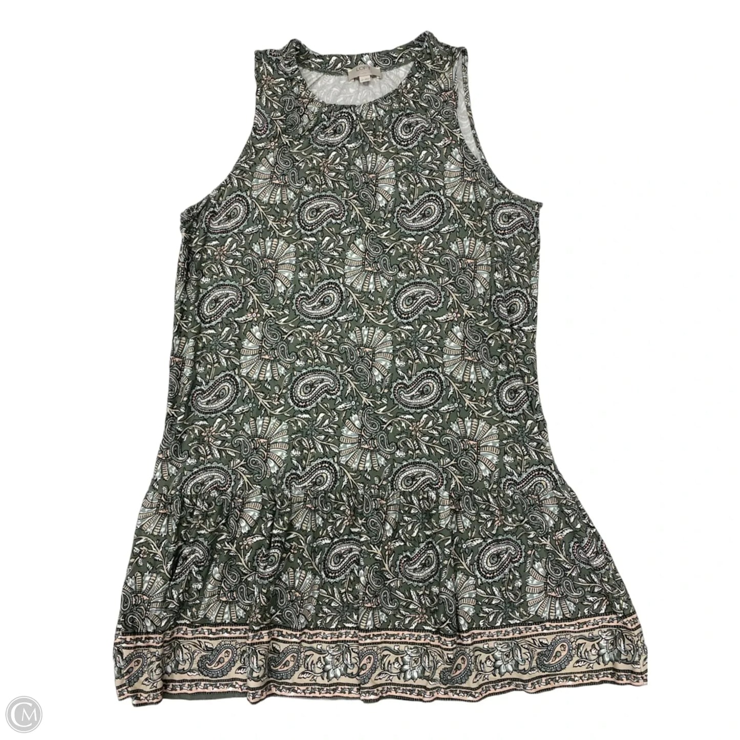 Dress Casual Short By Loft In Paisley Print, Size: Lp