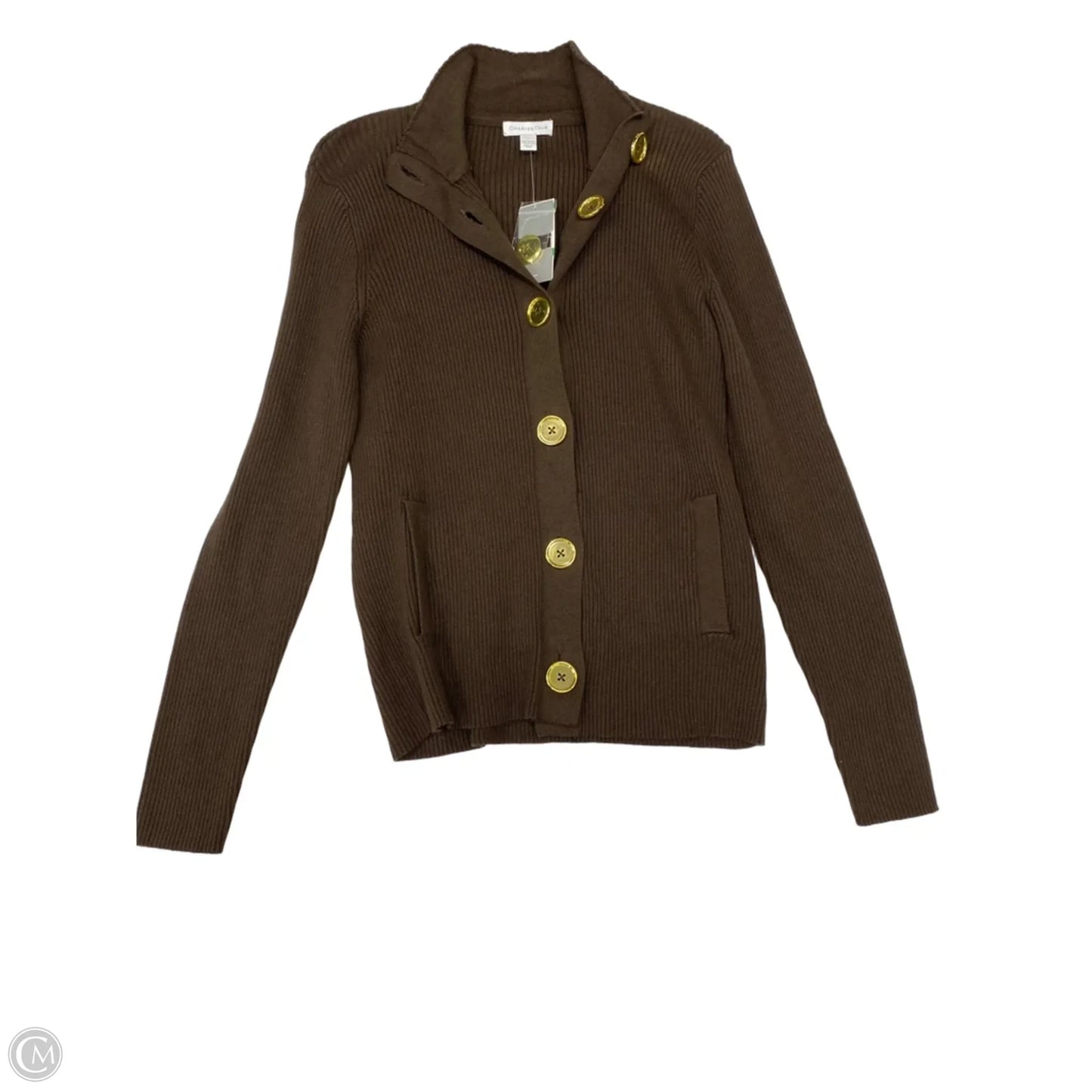 Cardigan By Charter Club In Brown, Size: L
