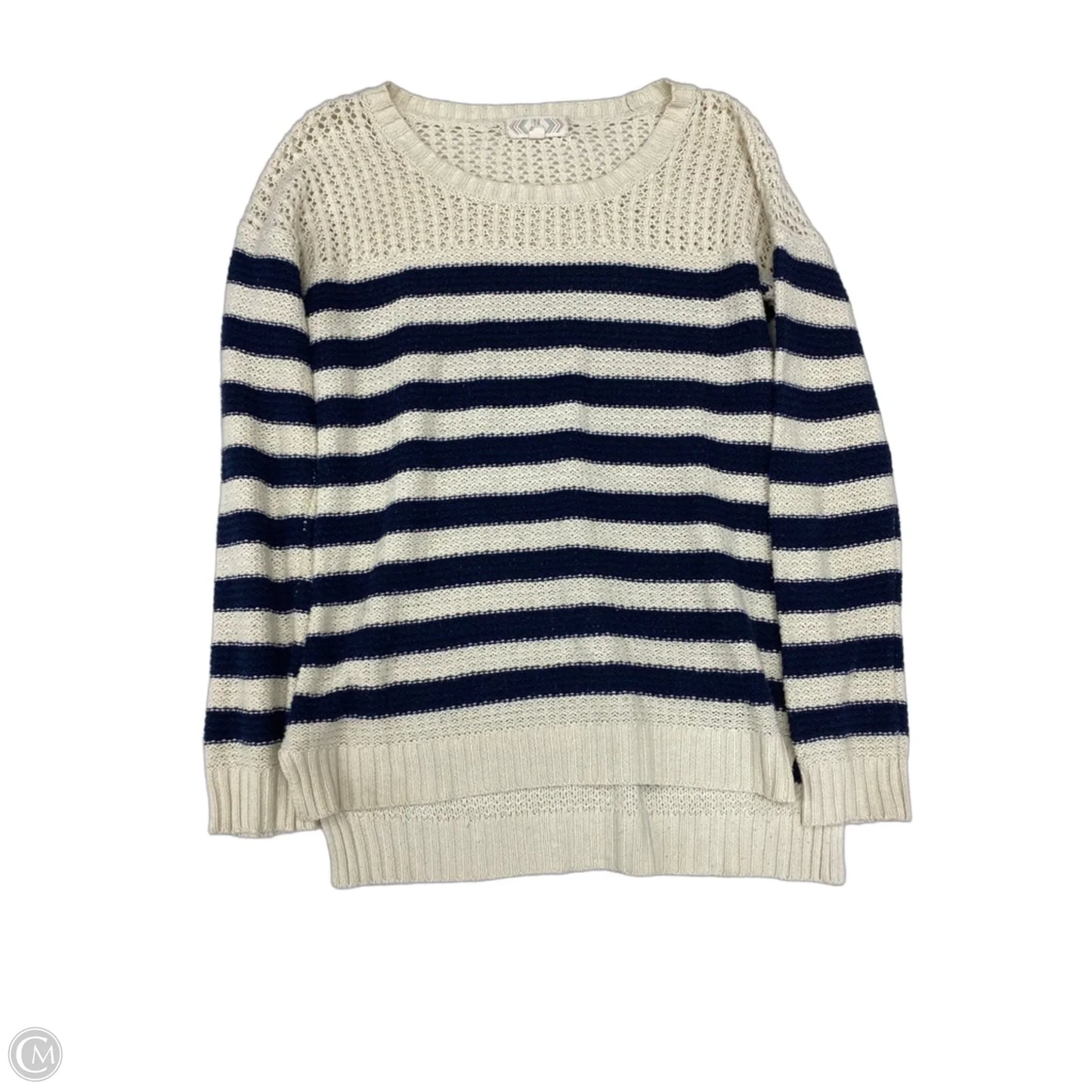 Sweater By Pink Rose In Striped Pattern, Size: S