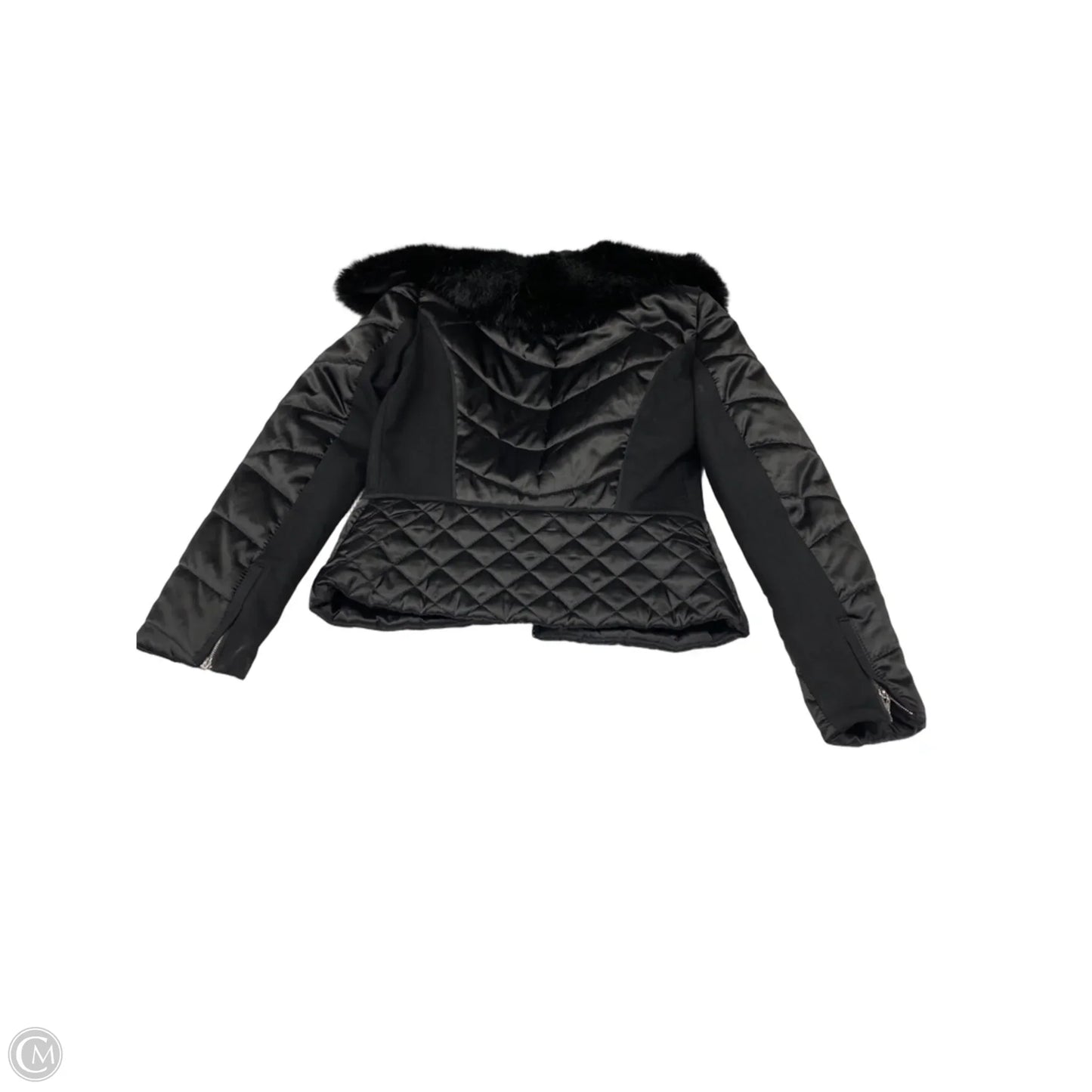 Jacket Puffer & Quilted By White House Black Market In Black, Size: S