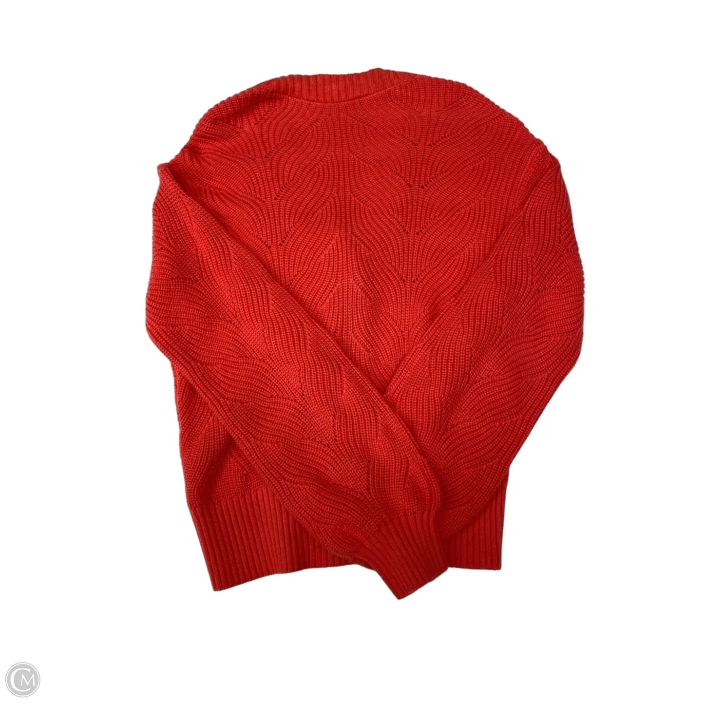Sweater Cardigan By Loft In Coral, Size: S