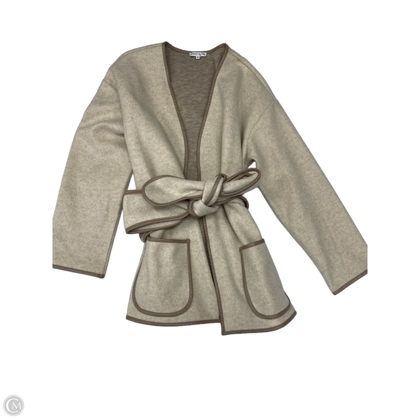 Coat Other By Moon River In Beige, Size: M