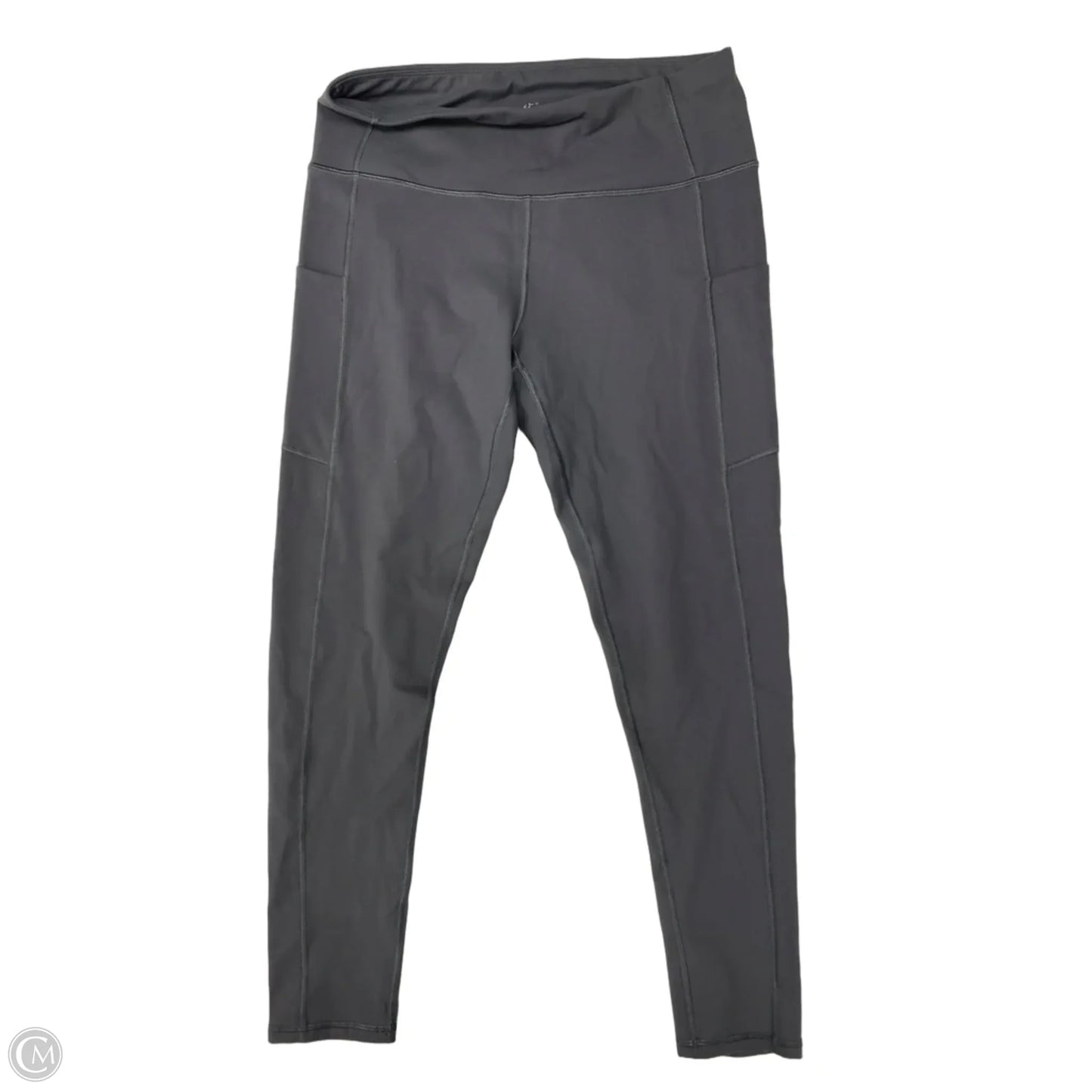 Athletic Leggings By Clothes Mentor In Grey, Size: Xl