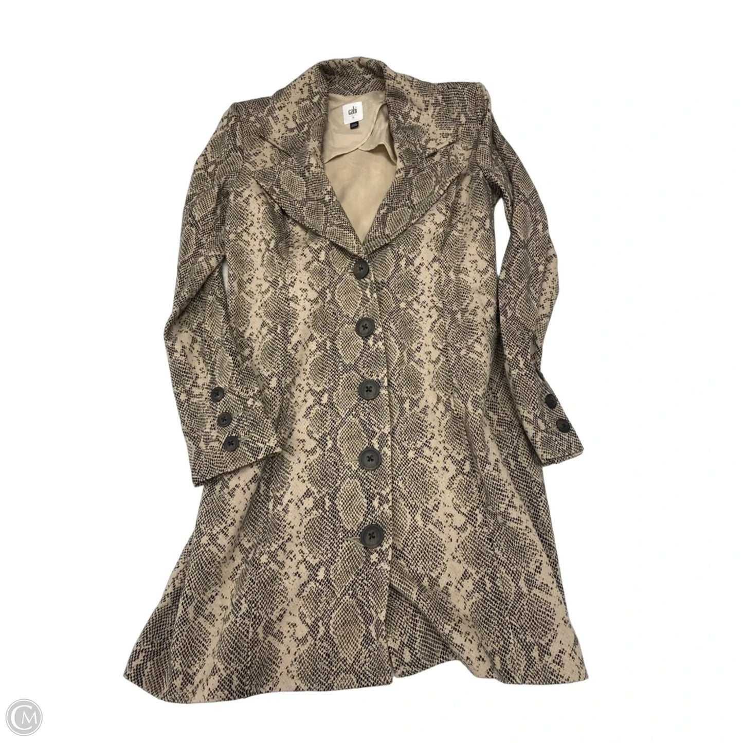 Jacket Other By Cabi In Snakeskin Print, Size: S