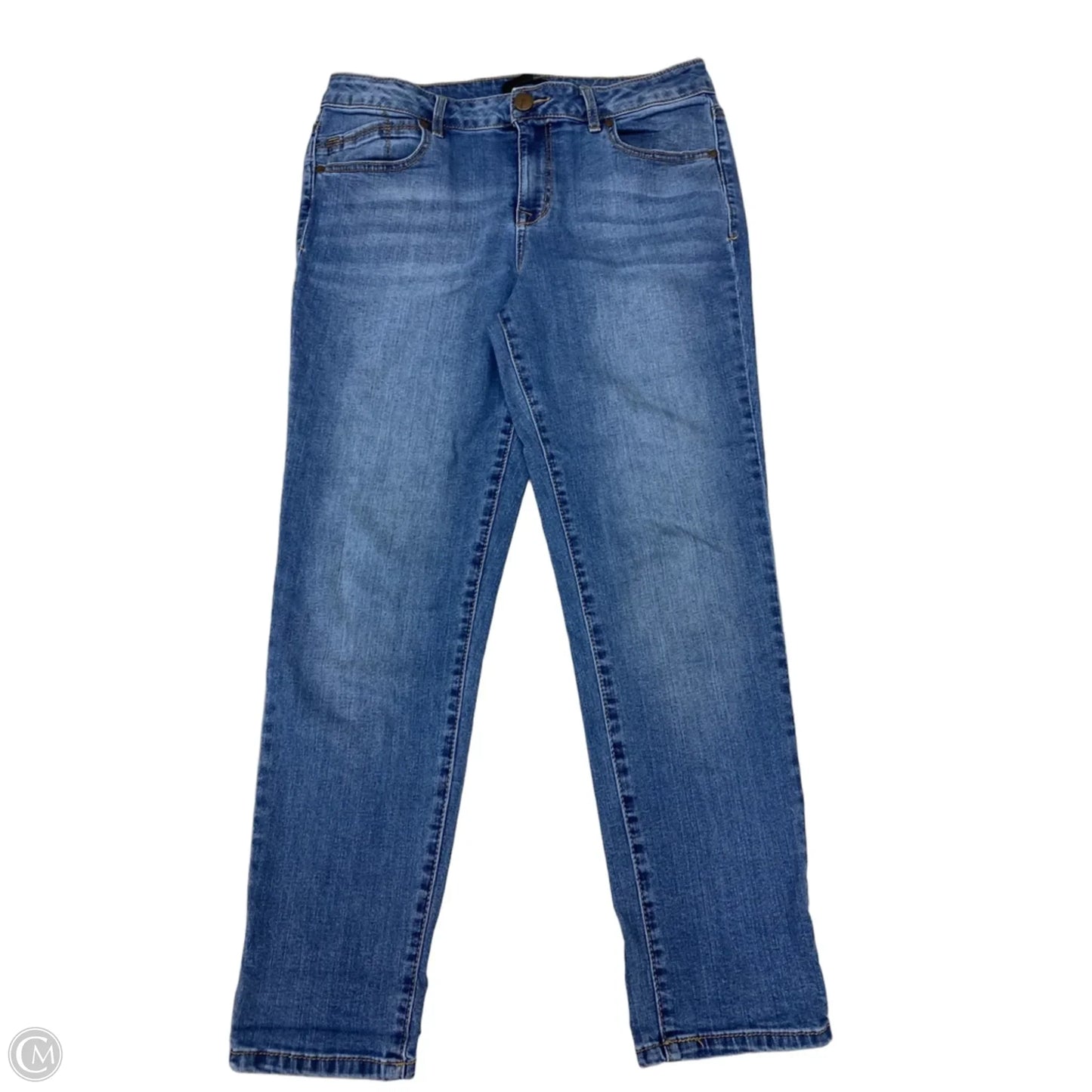 Jeans Straight By 1822 Denim In Blue Denim, Size: 14