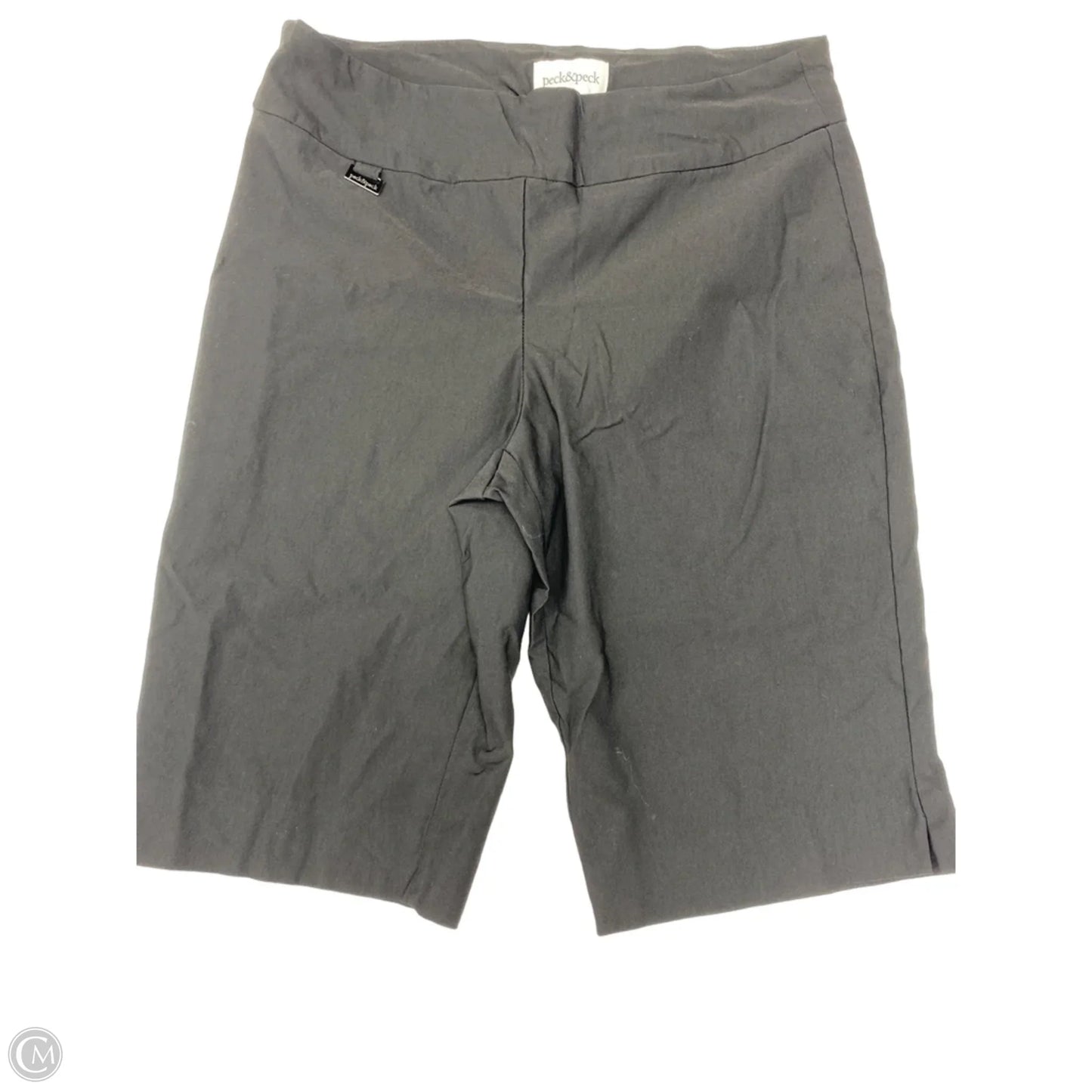 Shorts By Peck And Peck In Black, Size: 14
