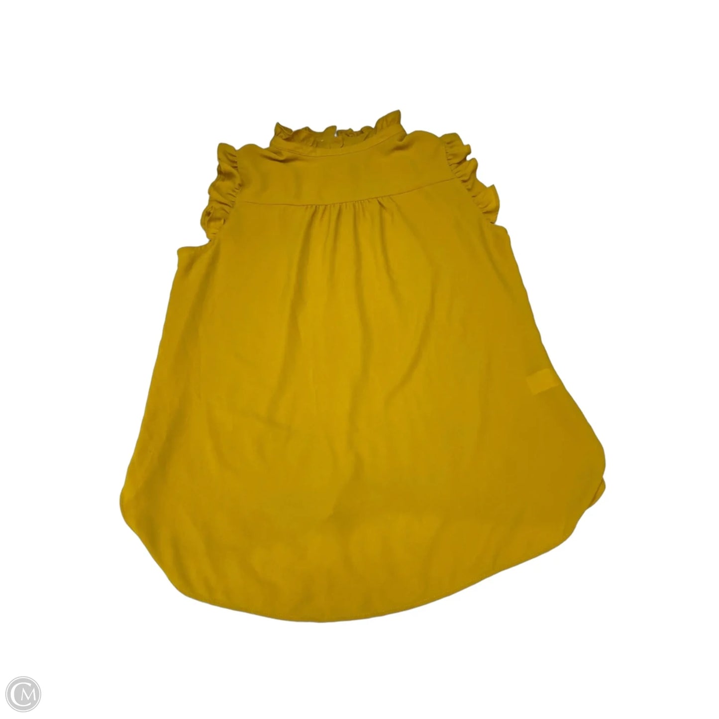 Blouse Sleeveless By Loft In Yellow, Size: S