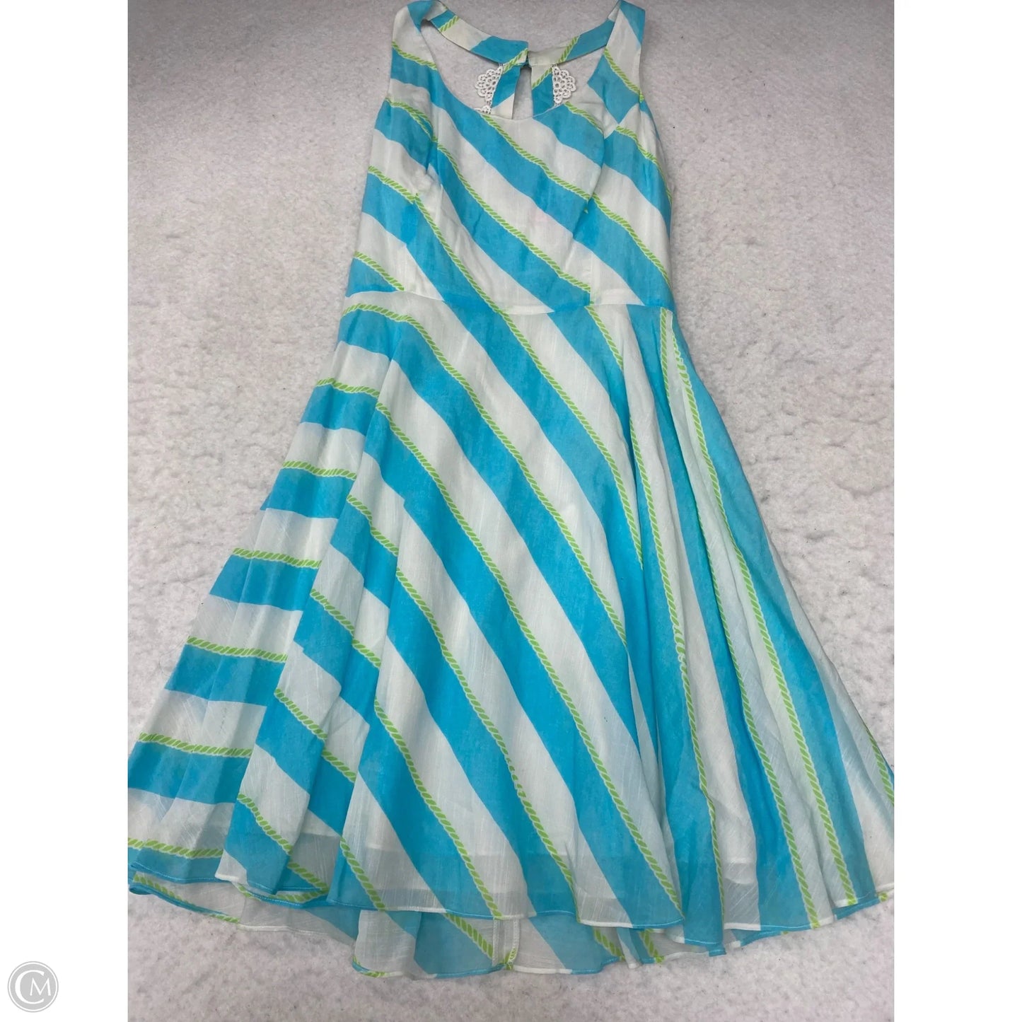 Dress Designer By Lilly Pulitzer In Blue & Green, Size: S