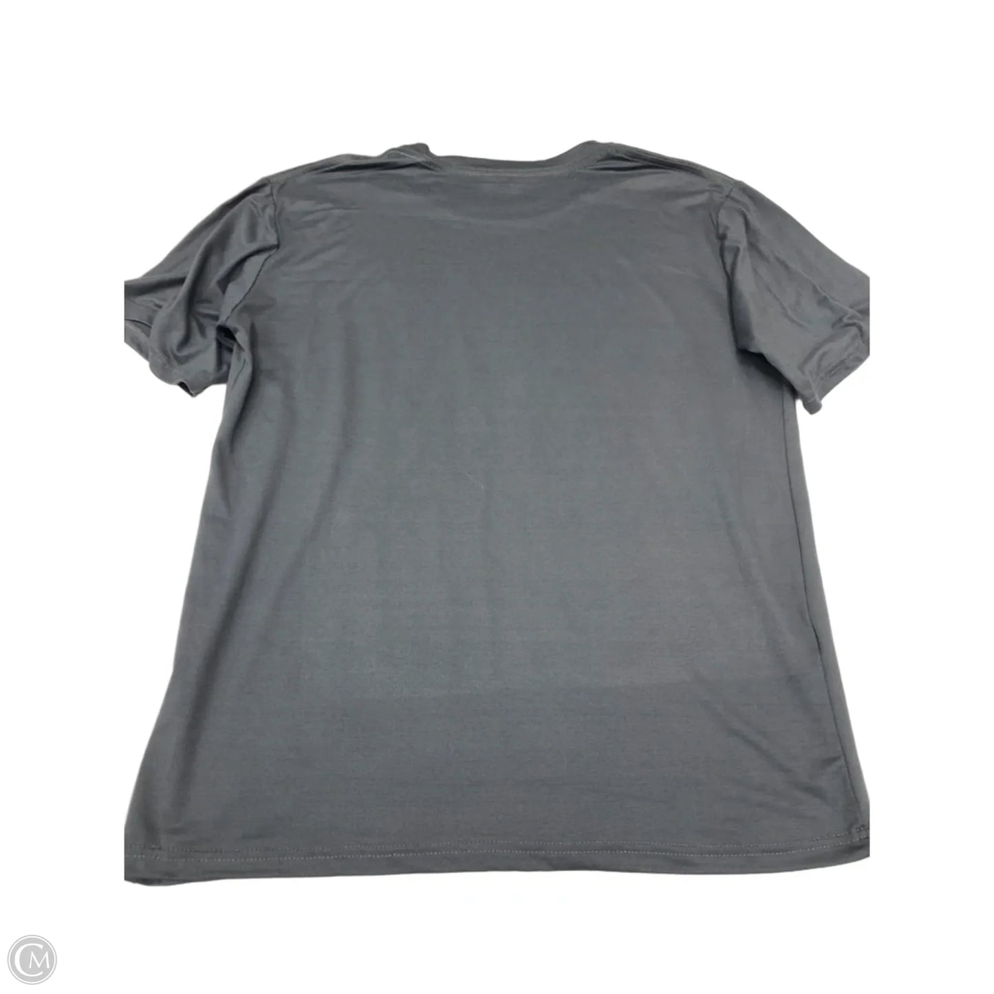 Top Short Sleeve Basic By Clothes Mentor In Grey, Size: M