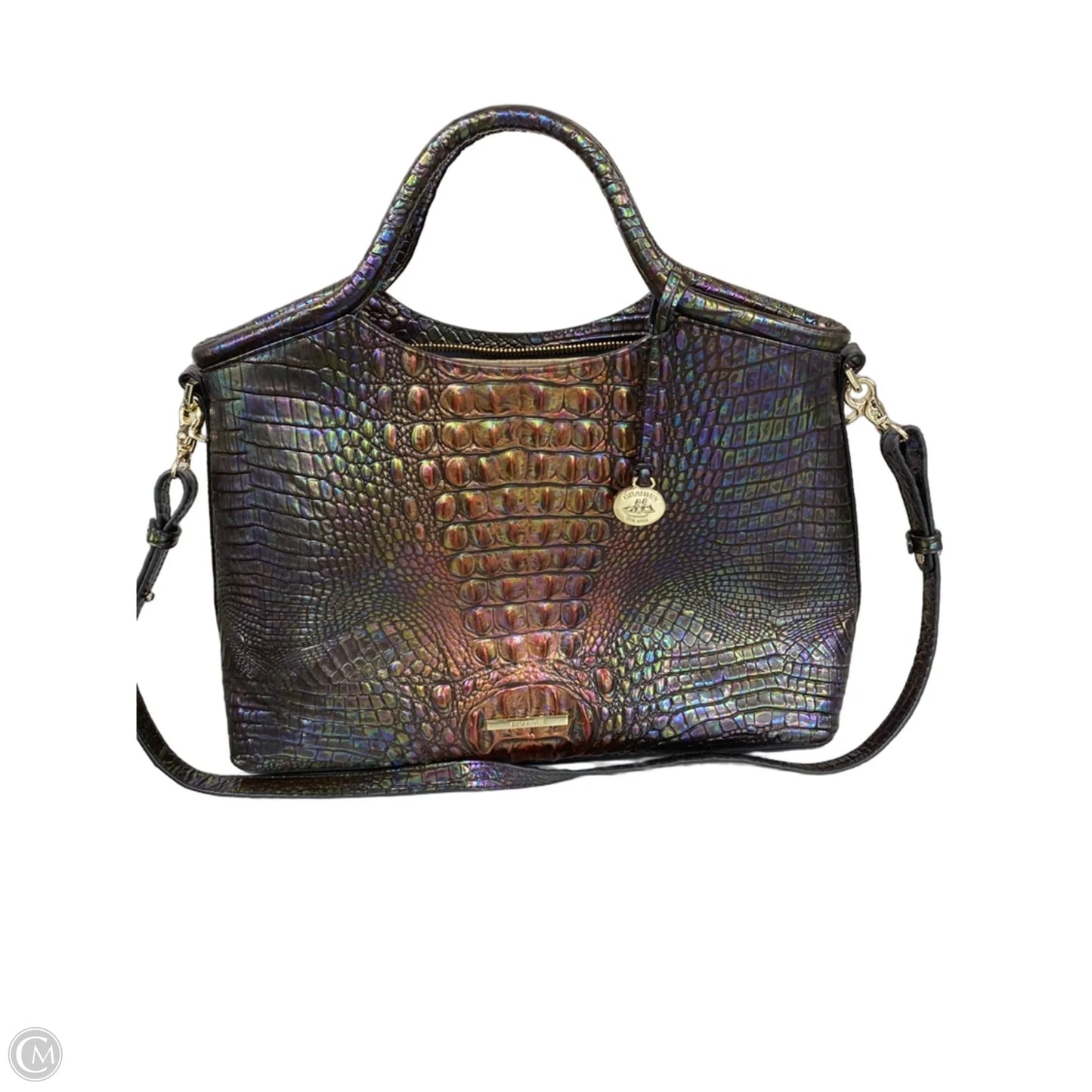 Tote Designer By Brahmin, Size: Large