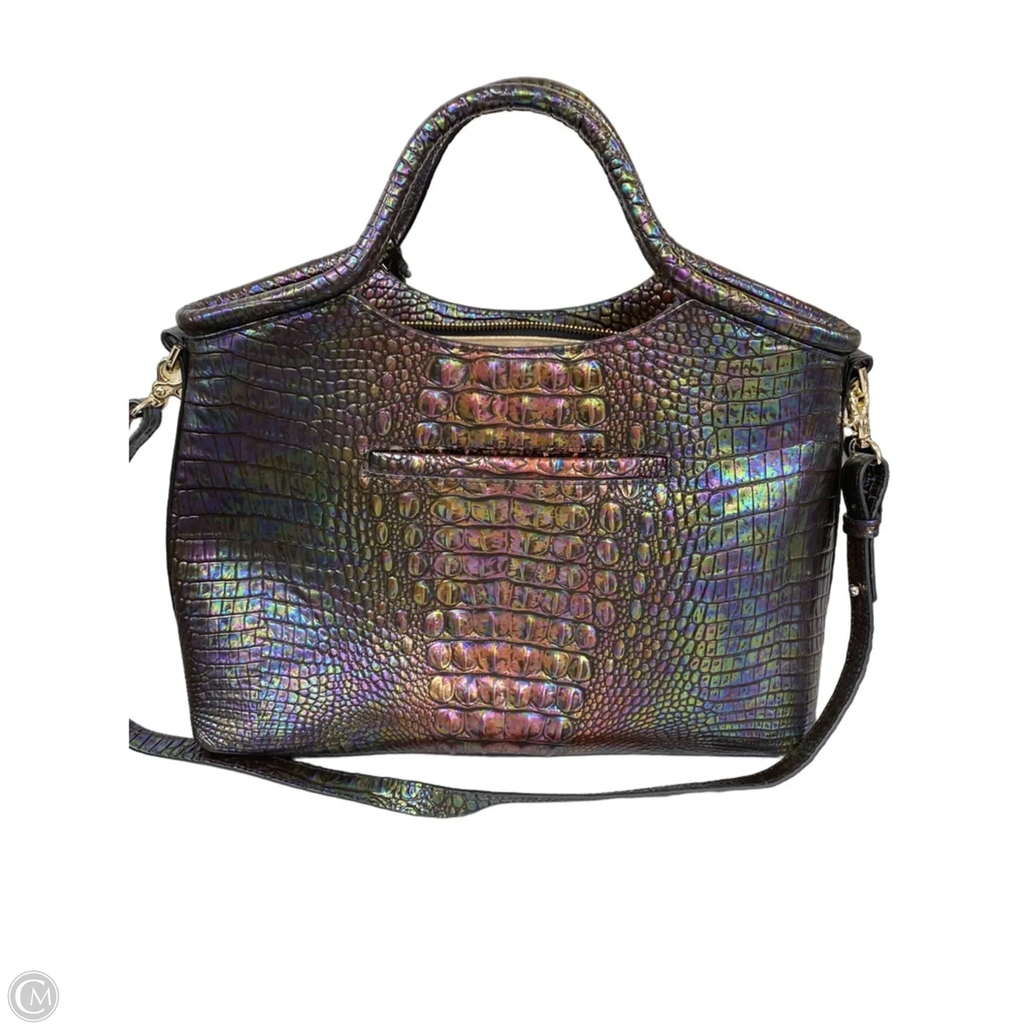 Tote Designer By Brahmin, Size: Large
