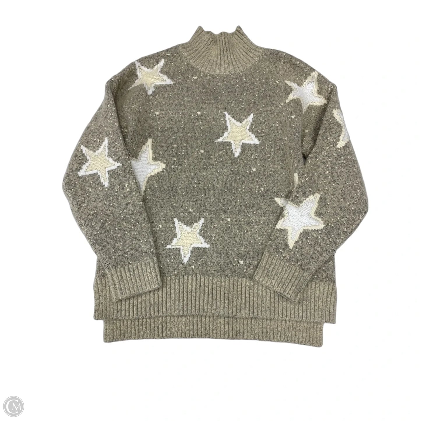 Sweater By Bobeau In Tan, Size: Xs