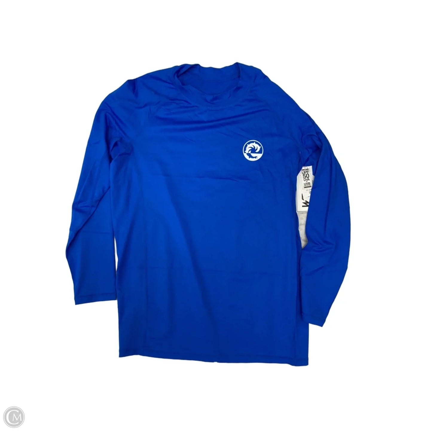 Athletic Top Long Sleeve Crewneck By Clothes Mentor In Blue, Size: Xxl
