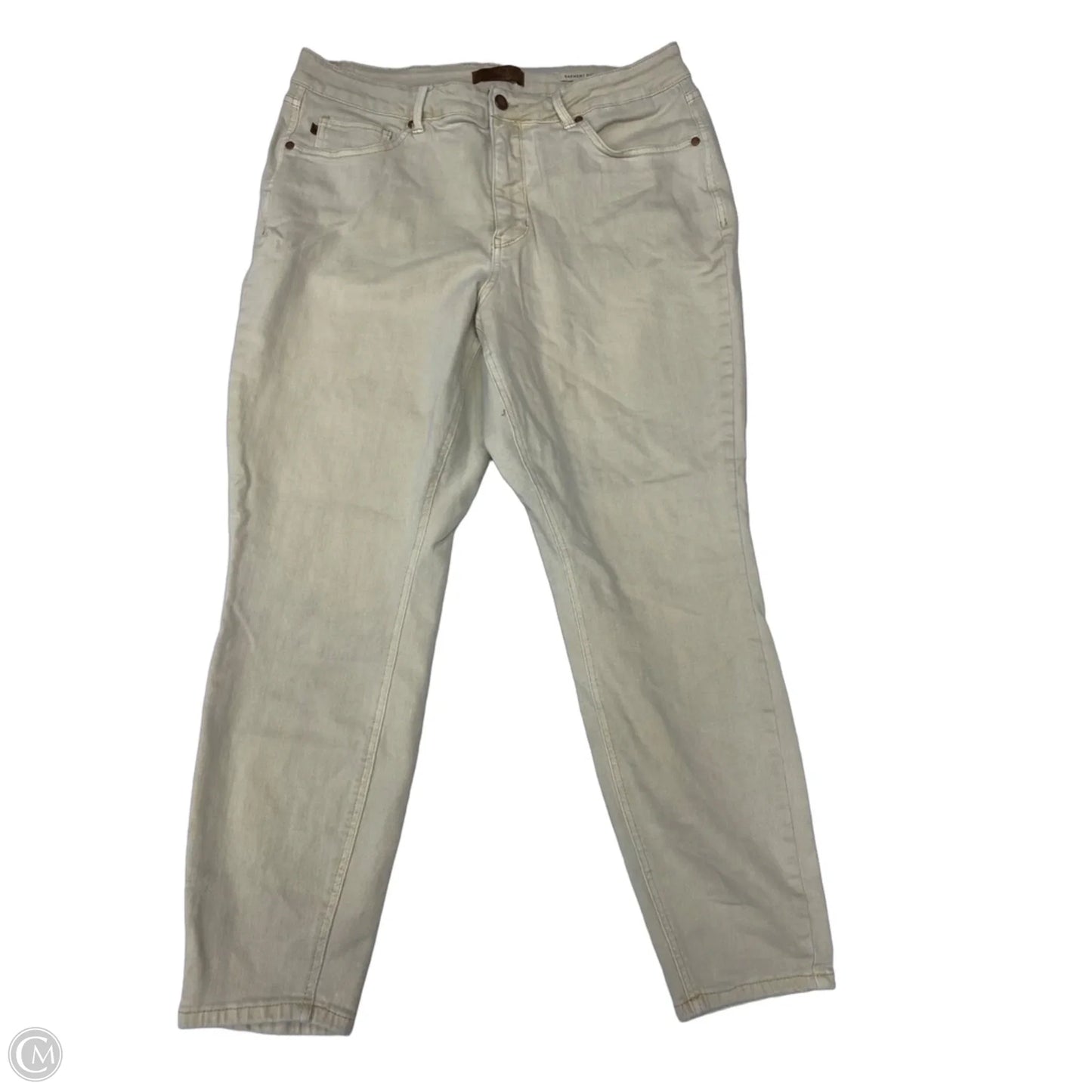 Jeans Boot Cut By Judy Blue In Tan, Size: 18