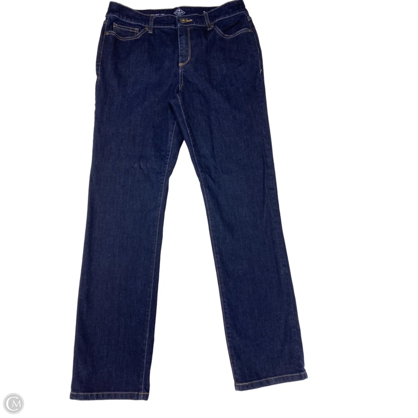 Jeans Straight By St Johns Bay In Blue Denim, Size: 10