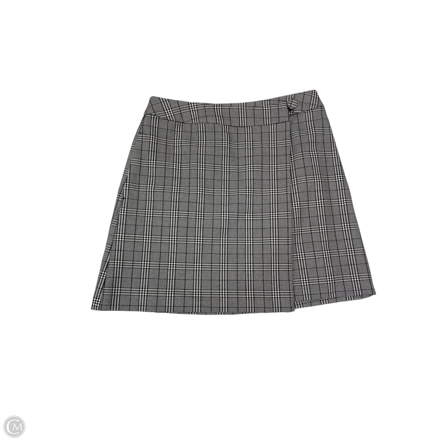 Skirt Midi By A New Day In Plaid Pattern, Size: 10
