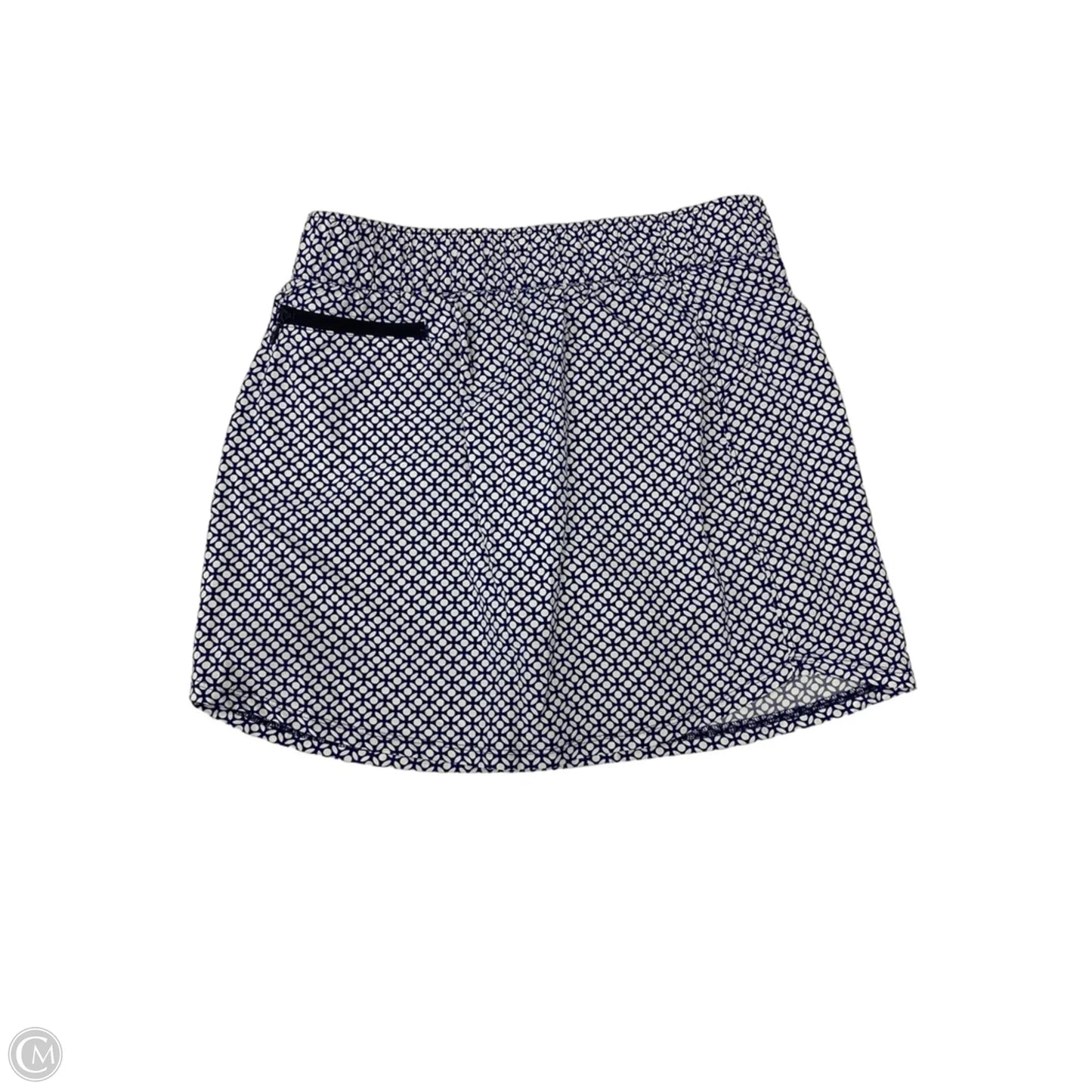 Athletic Skort By Talbots In Blue & White, Size: S