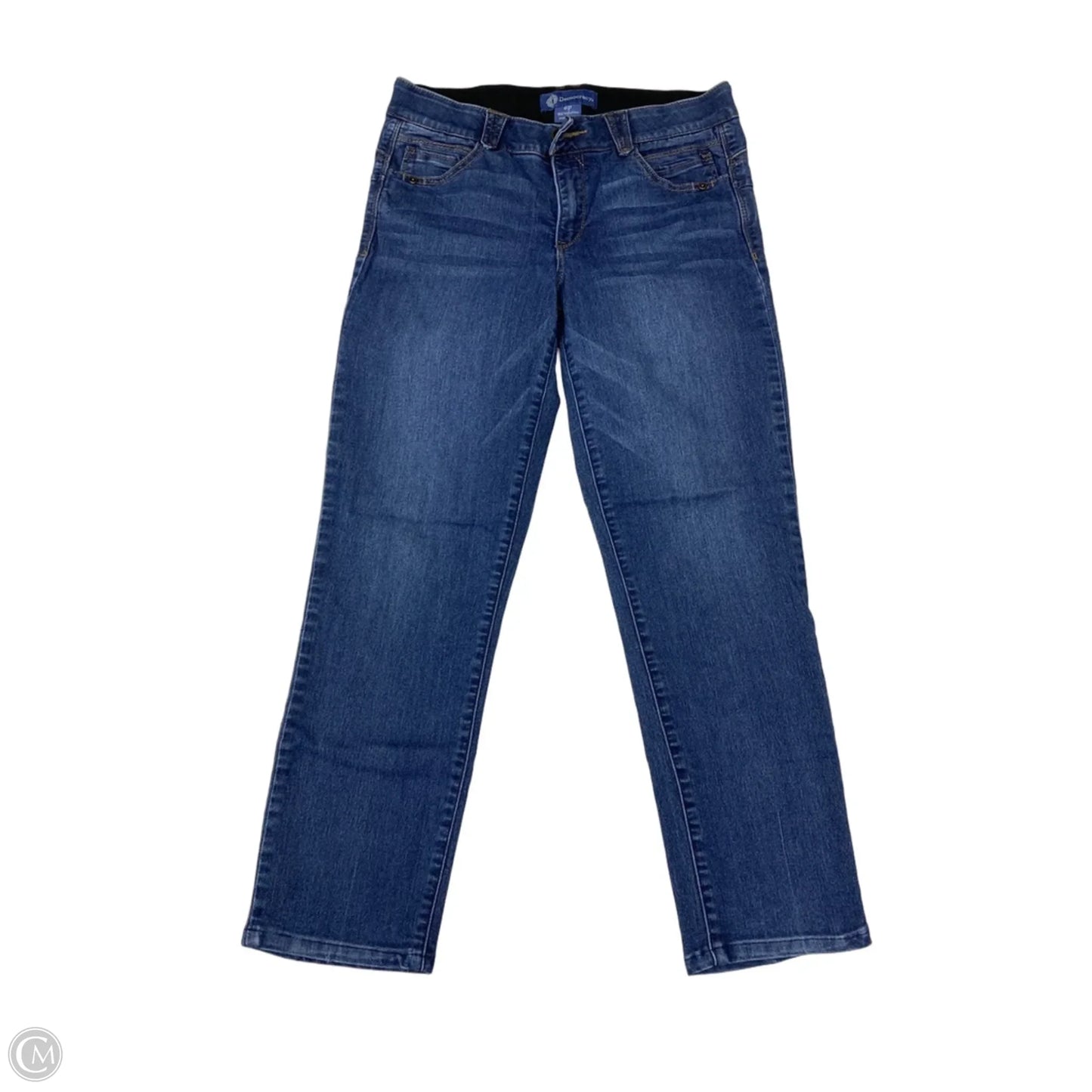 Jeans Straight By Democracy In Blue Denim, Size: 6p