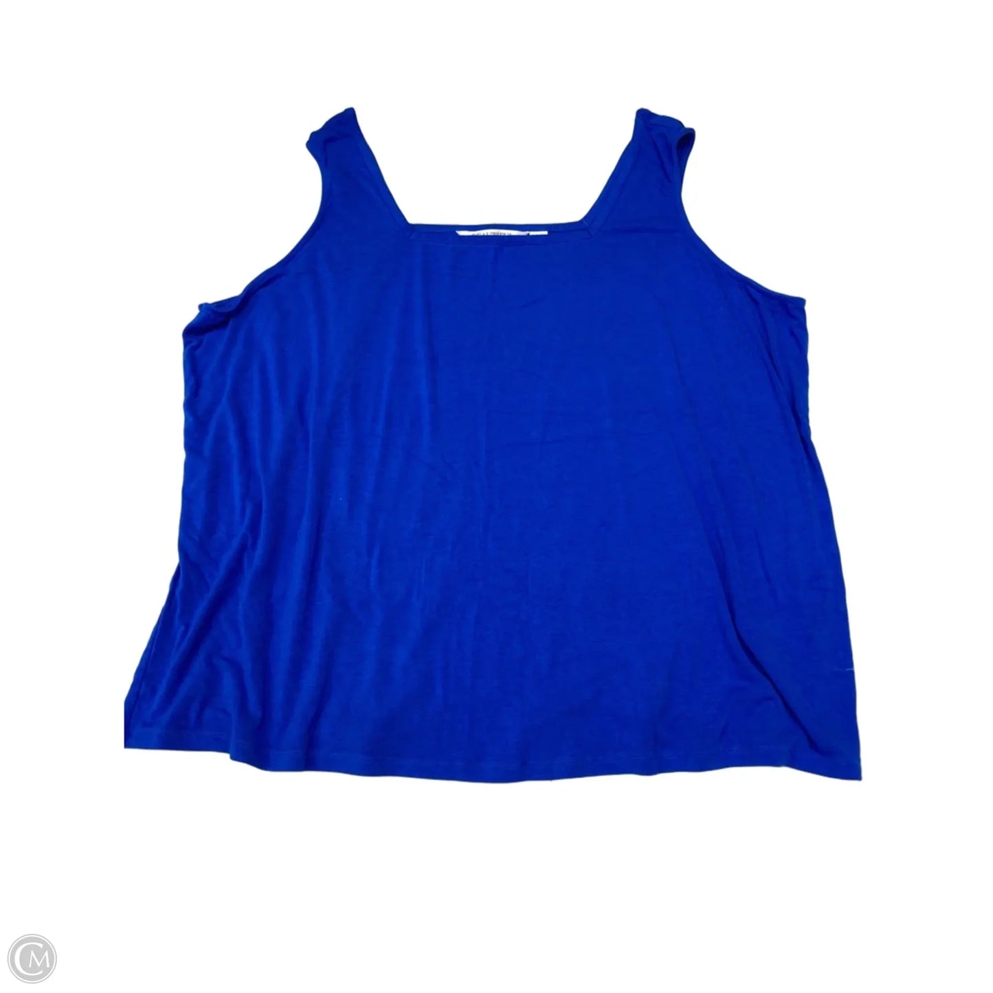 Tank Top By Clothes Mentor In Blue, Size: 3x