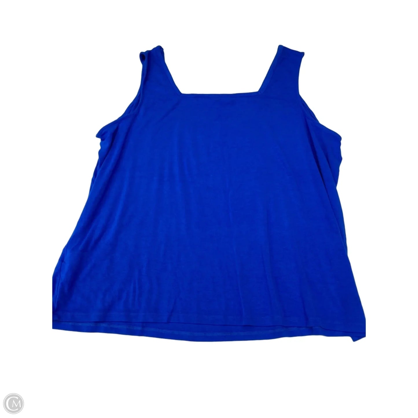 Tank Top By Clothes Mentor In Blue, Size: 3x