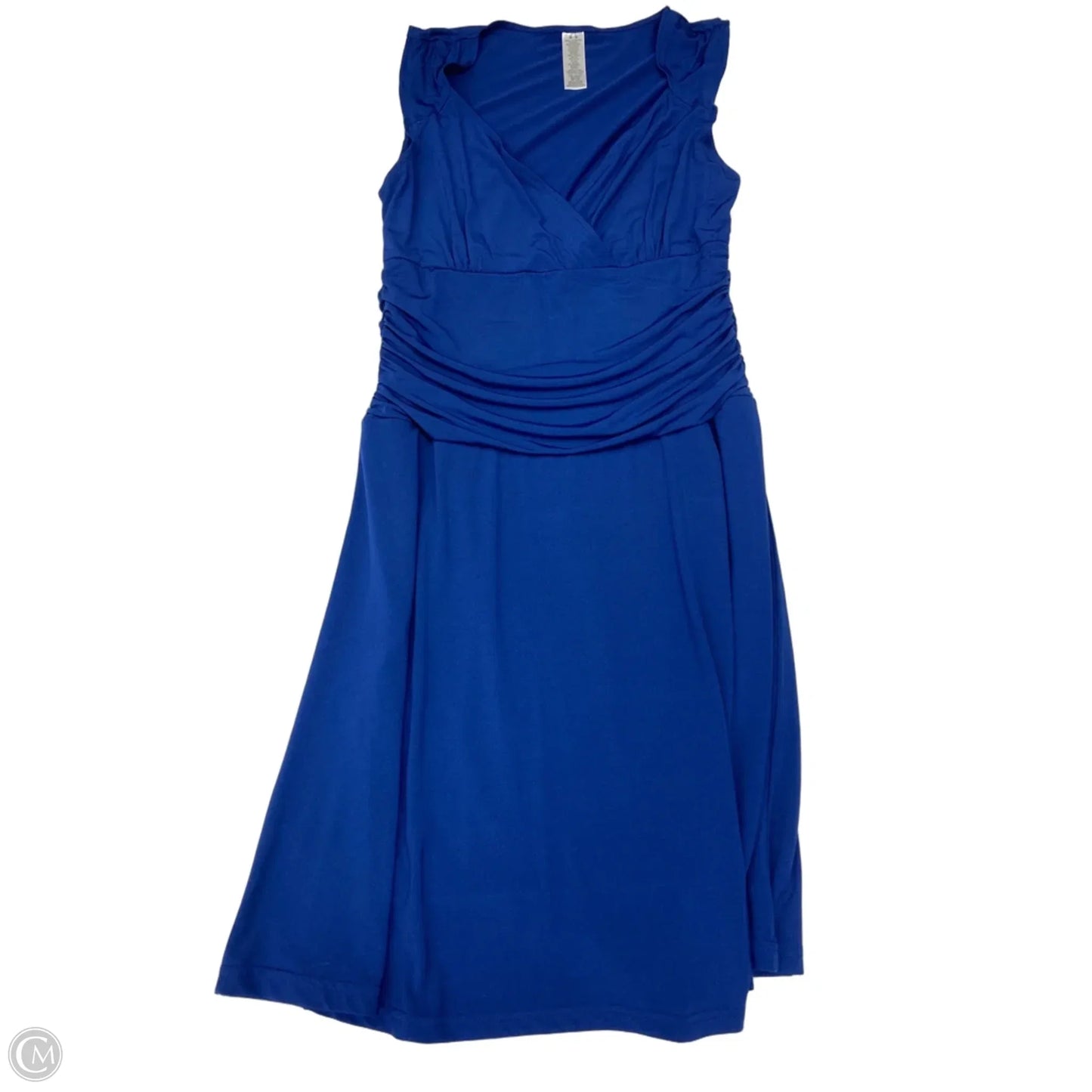 Dress Party Midi By Clothes Mentor In Blue, Size: M