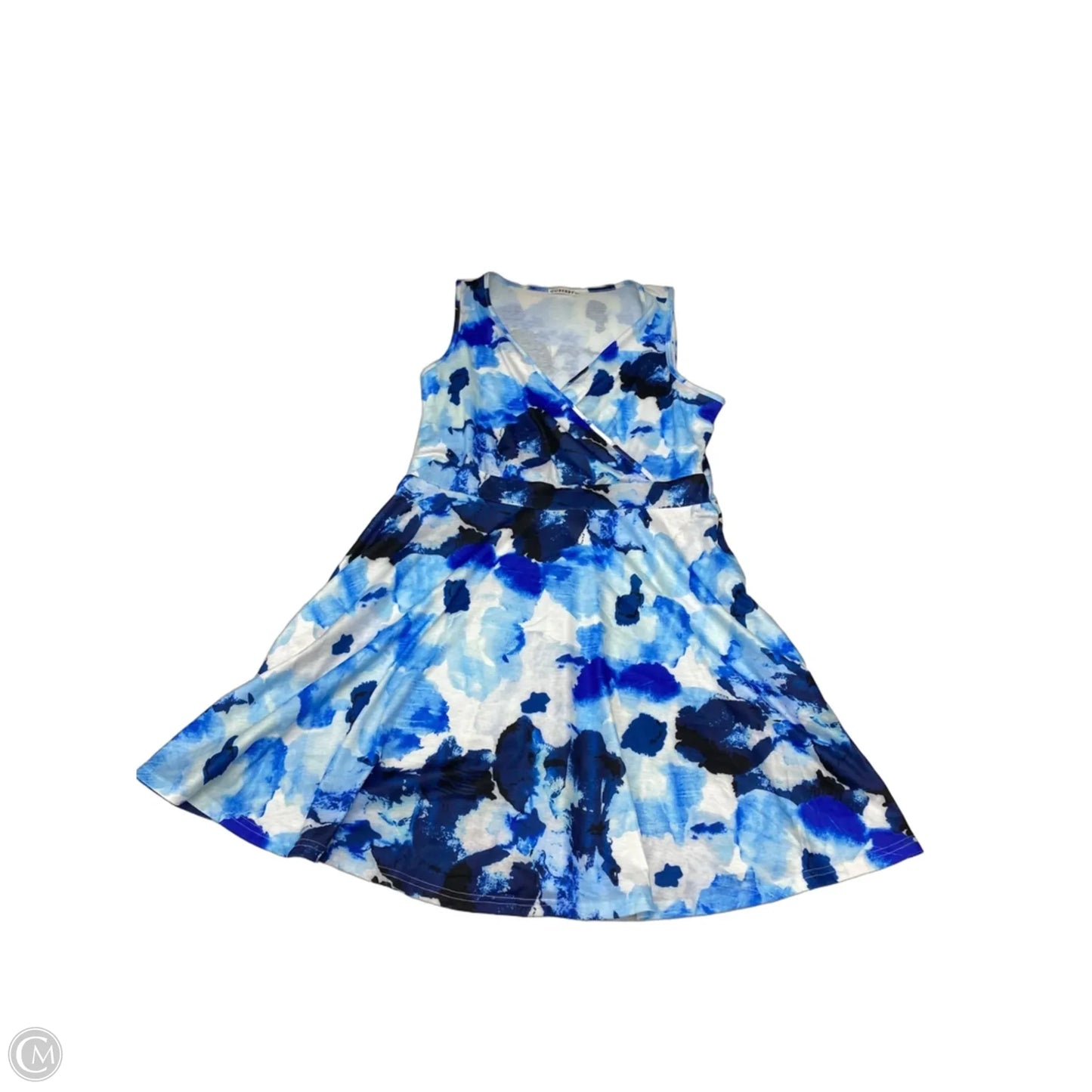 Dress Casual Midi By Clothes Mentor In Blue, Size: Xxl