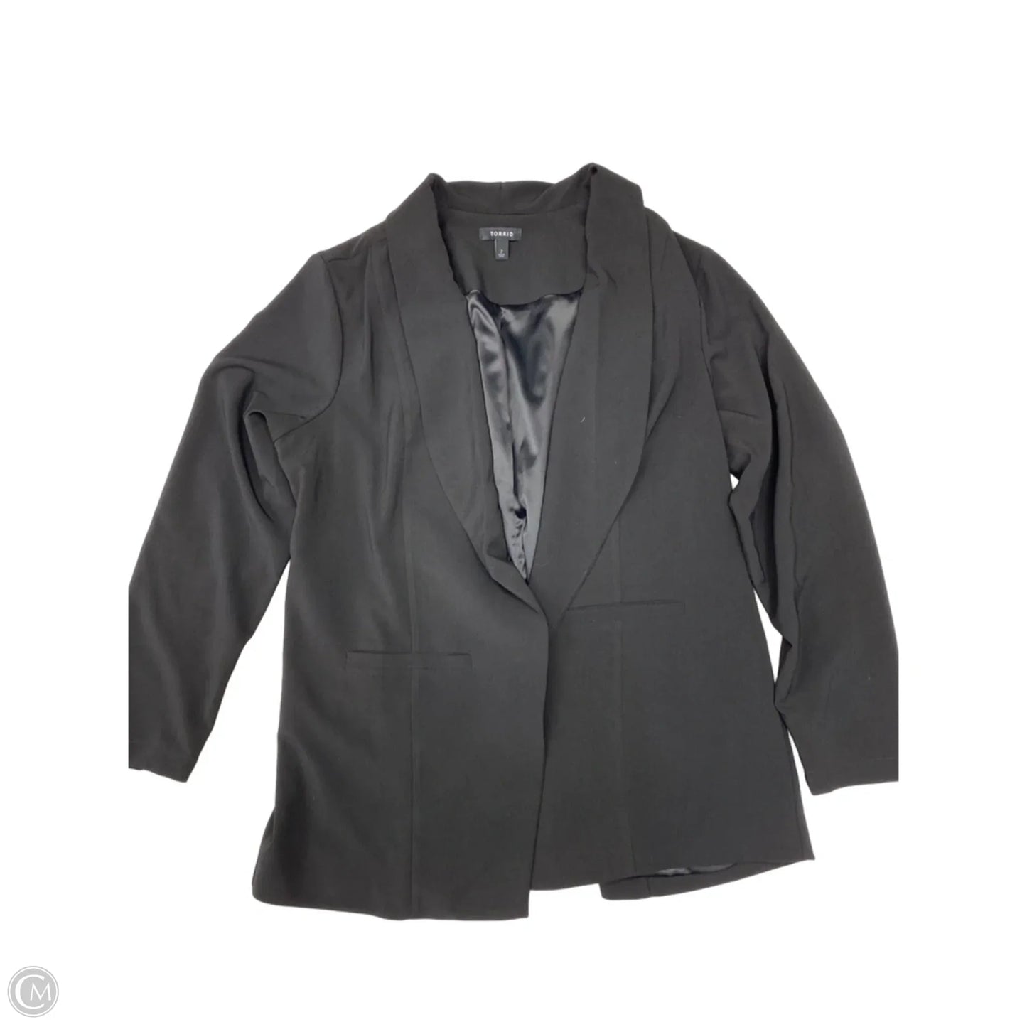 Blazer By Torrid In Black, Size: 2x