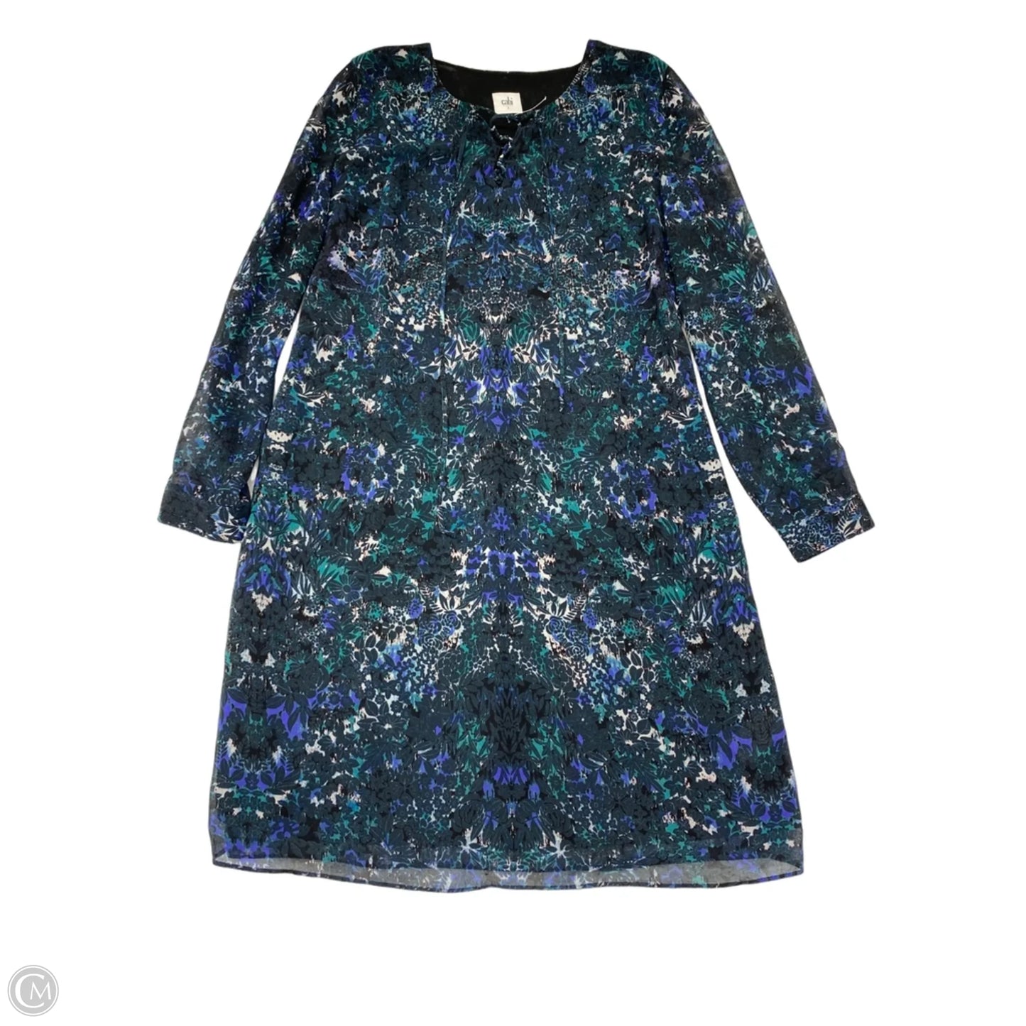 Dress Party Midi By Cabi In Black & Blue, Size: S