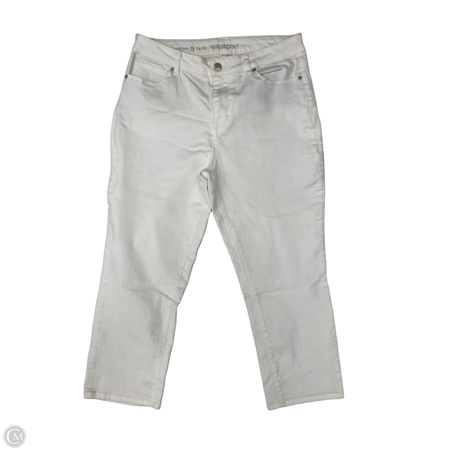 Capris By Westport In White, Size: 8