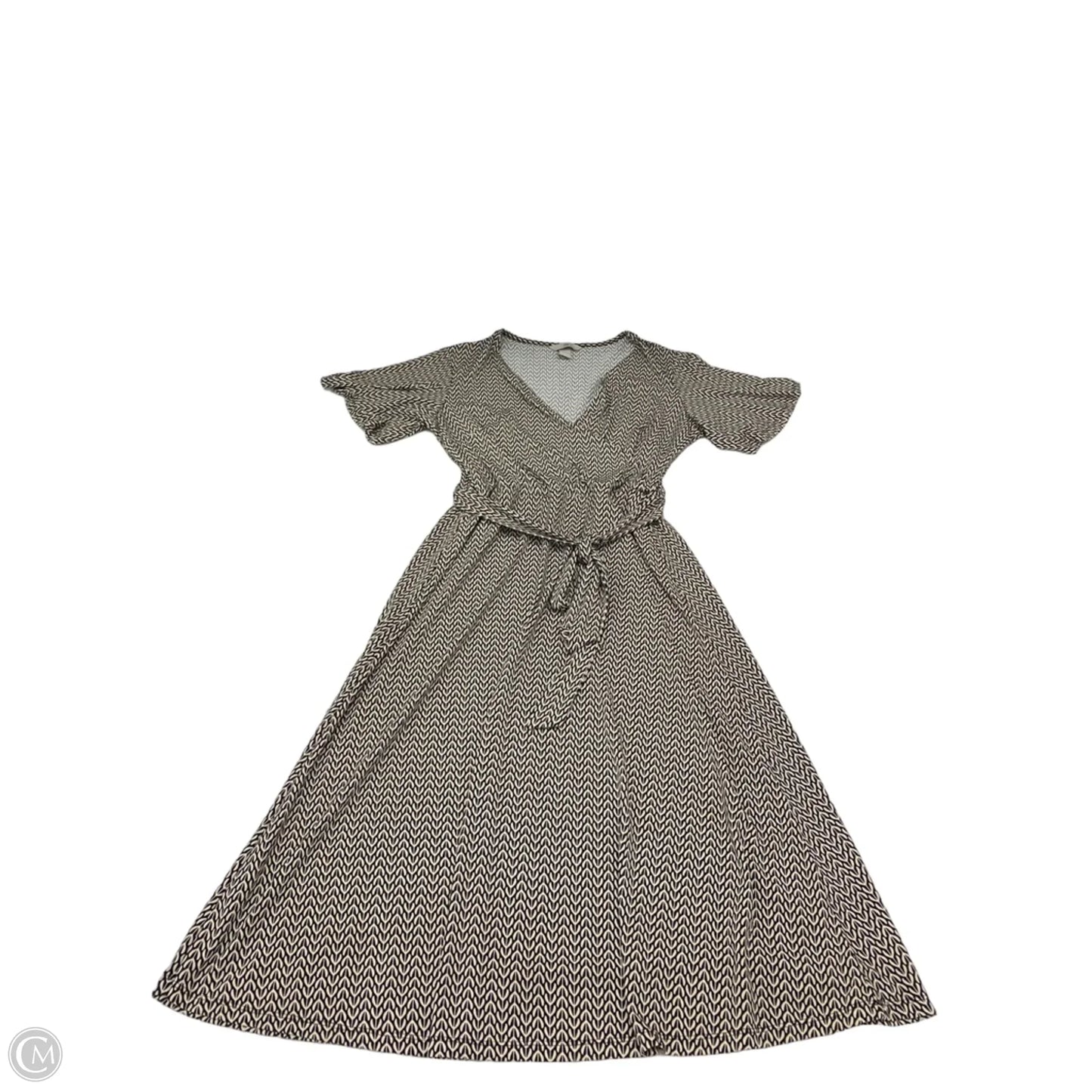 Dress Work By H&m In Black & Cream, Size: M