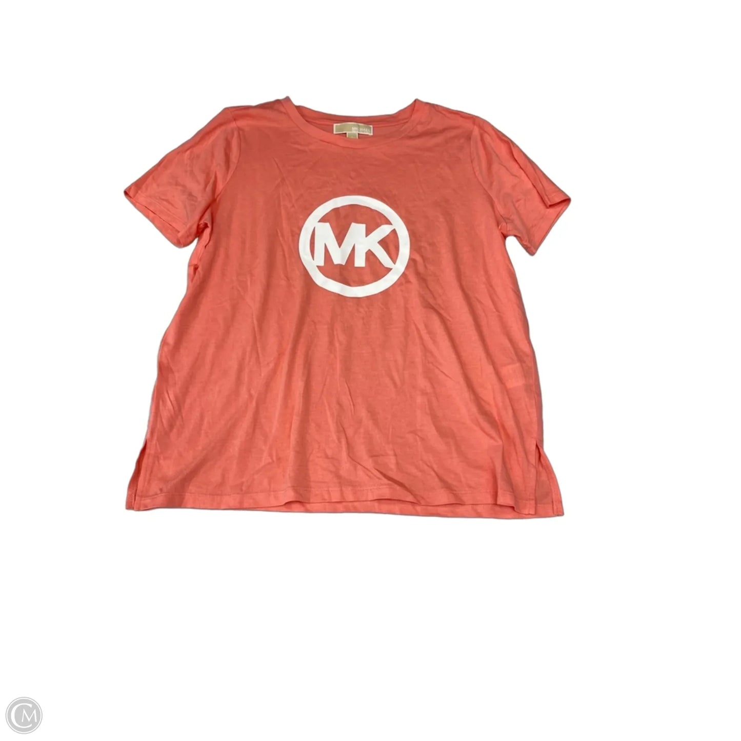 Top Short Sleeve Designer By Michael Kors In Pink, Size: L